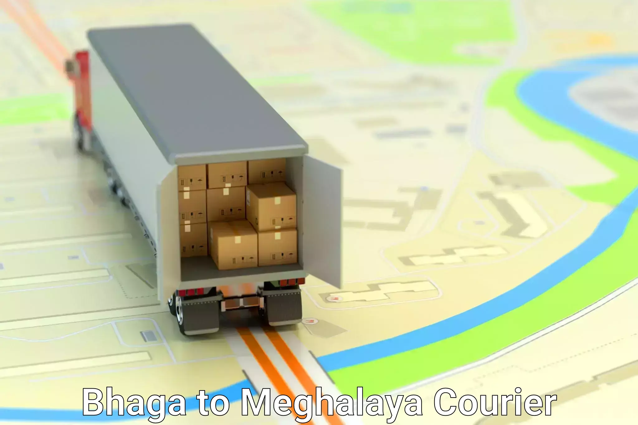 Multi-national courier services Bhaga to Jowai