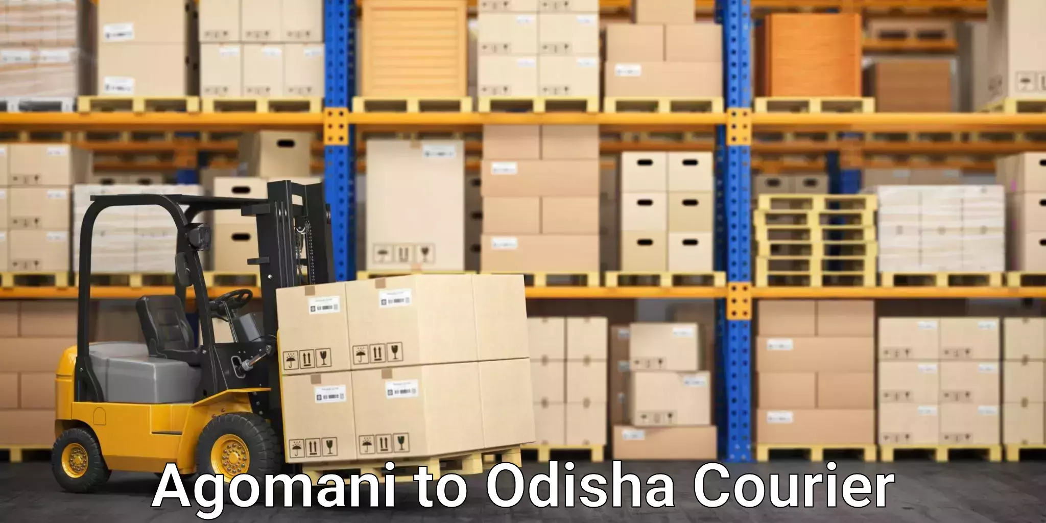 High-priority parcel service Agomani to Odisha