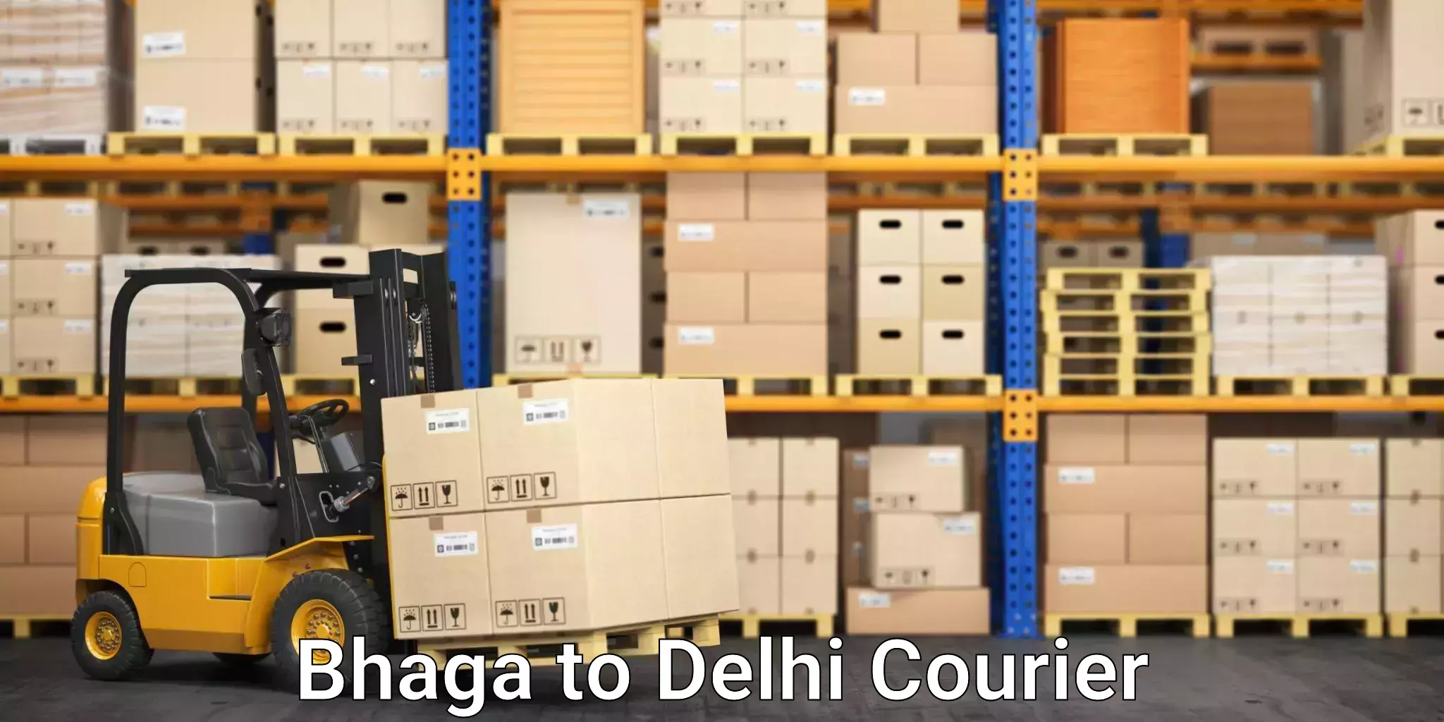 Customer-friendly courier services in Bhaga to NCR