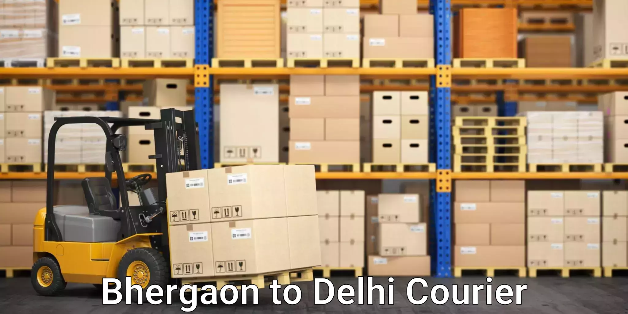 Door-to-door freight service Bhergaon to University of Delhi