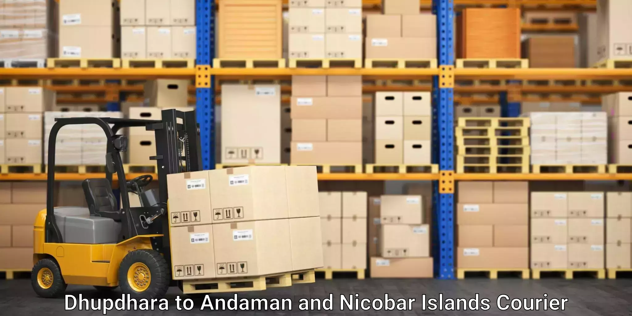 Parcel service for businesses Dhupdhara to Andaman and Nicobar Islands