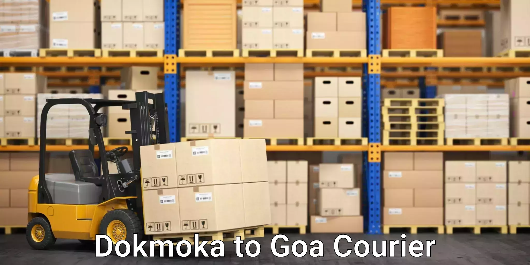 Express package handling Dokmoka to Goa