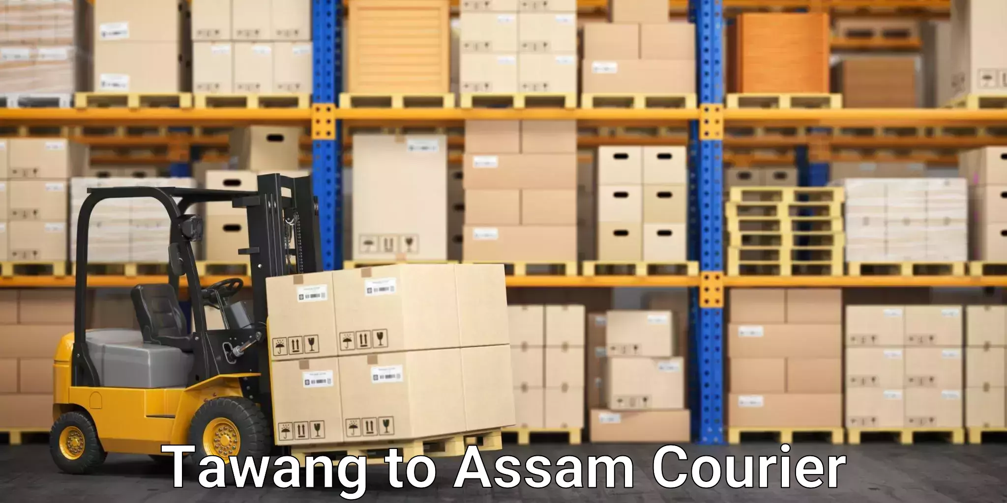 Domestic courier in Tawang to Assam