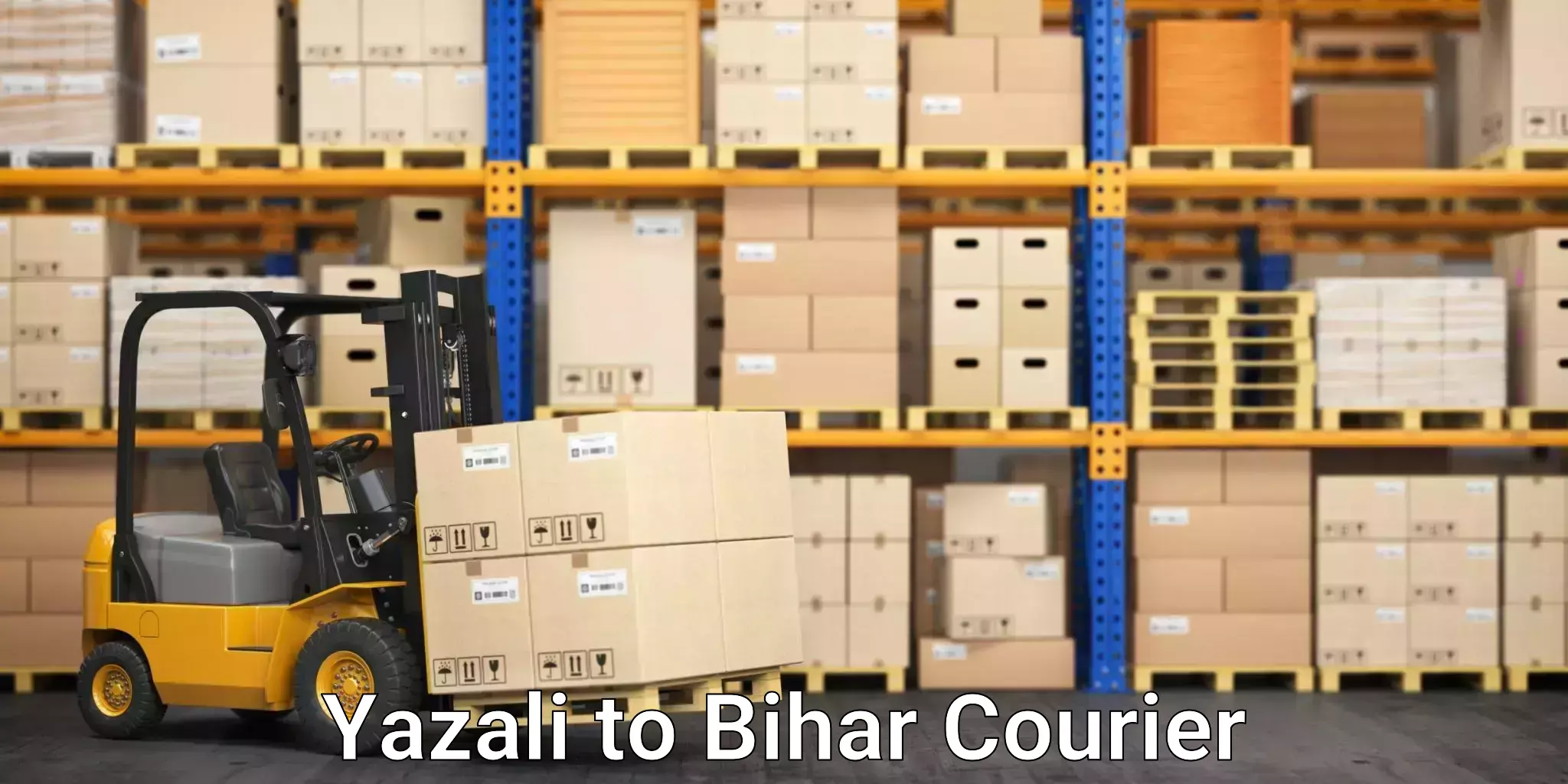 Cost-effective courier options Yazali to Bihar