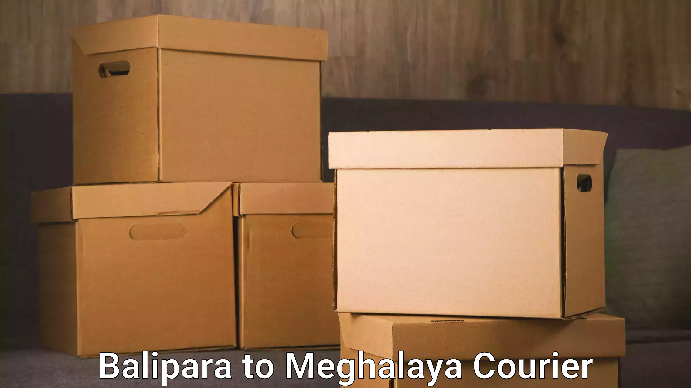 International courier rates in Balipara to Meghalaya