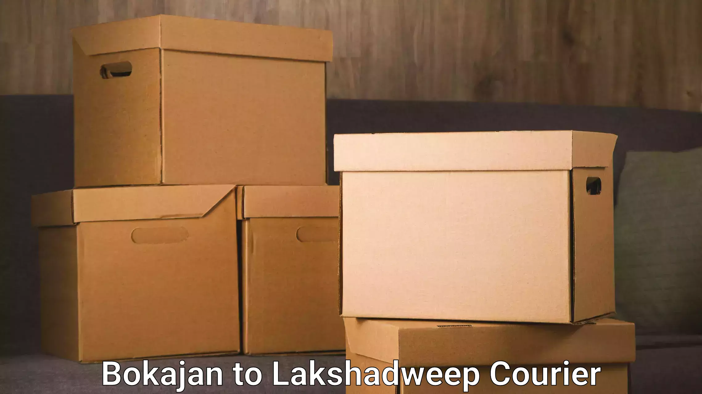 Courier app Bokajan to Lakshadweep