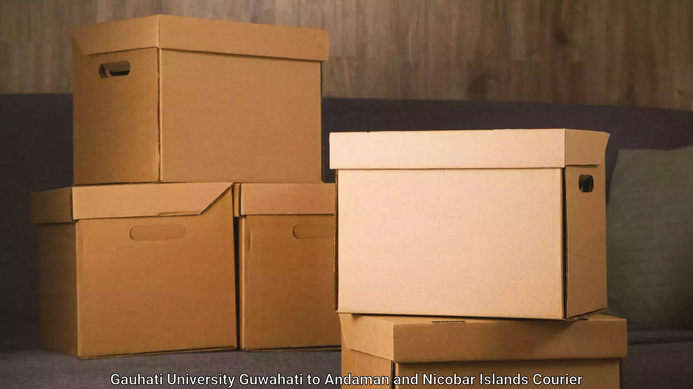 Fragile item shipping Gauhati University Guwahati to South Andaman