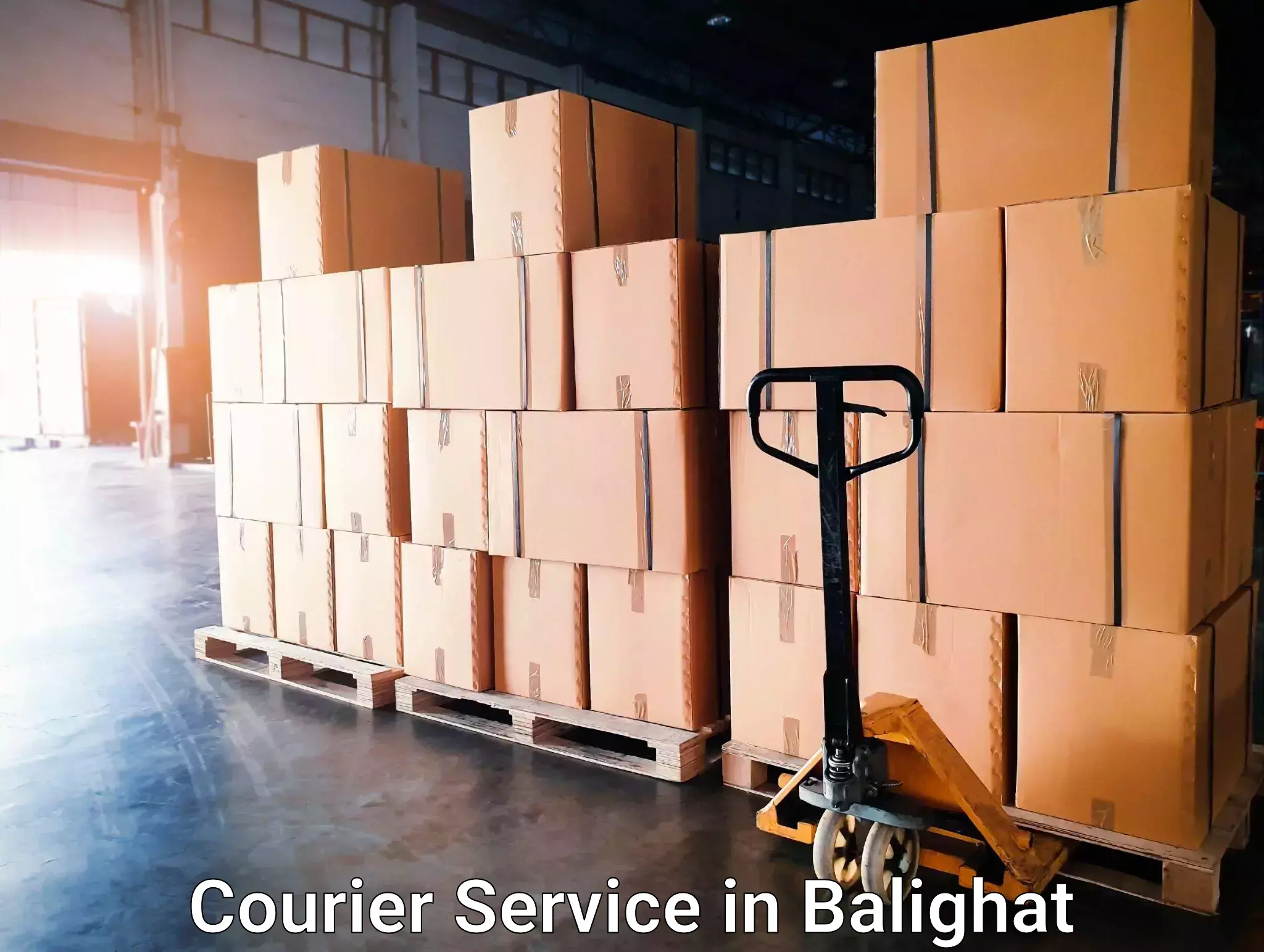 Efficient parcel service in Balighat