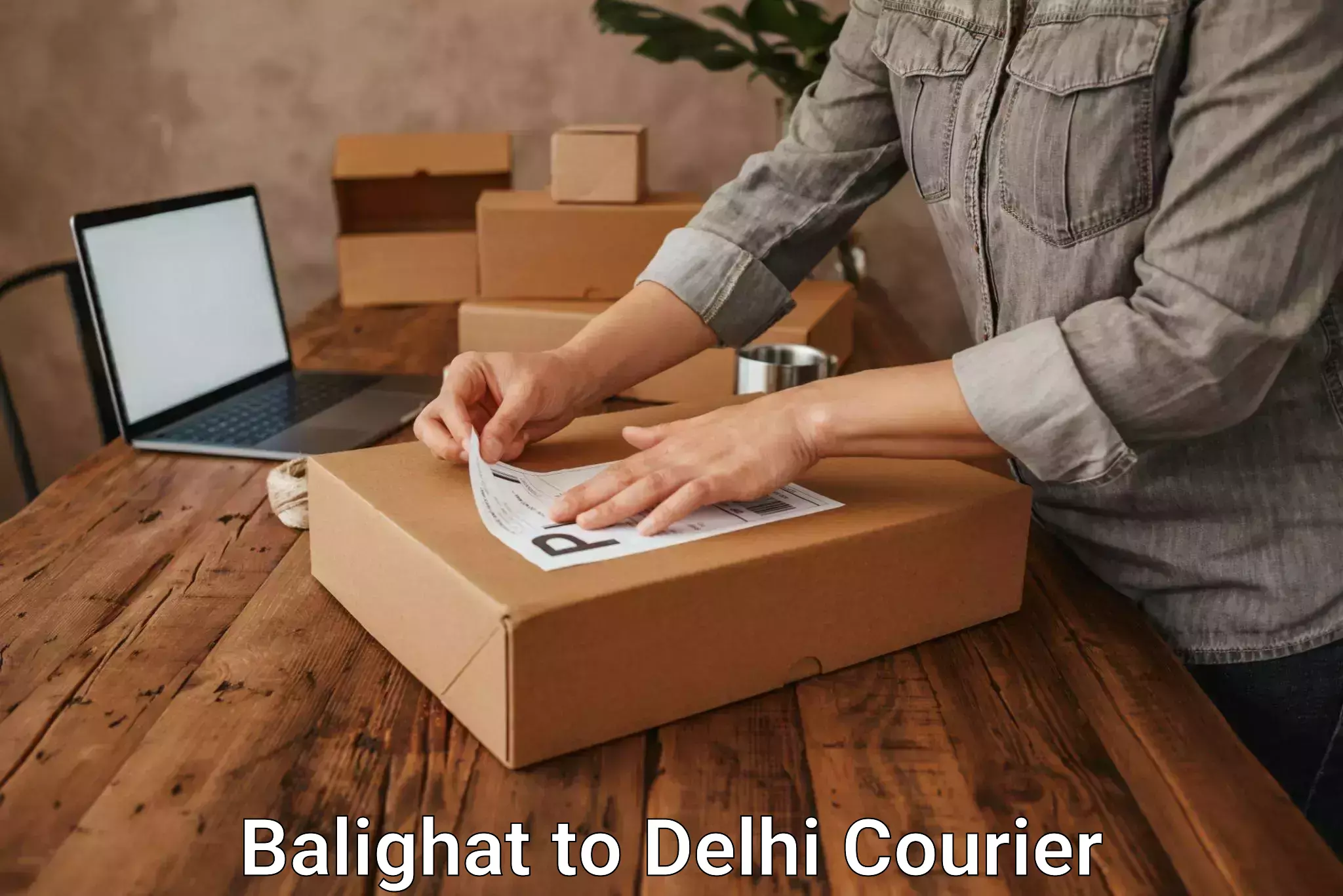 Courier service partnerships Balighat to Kalkaji