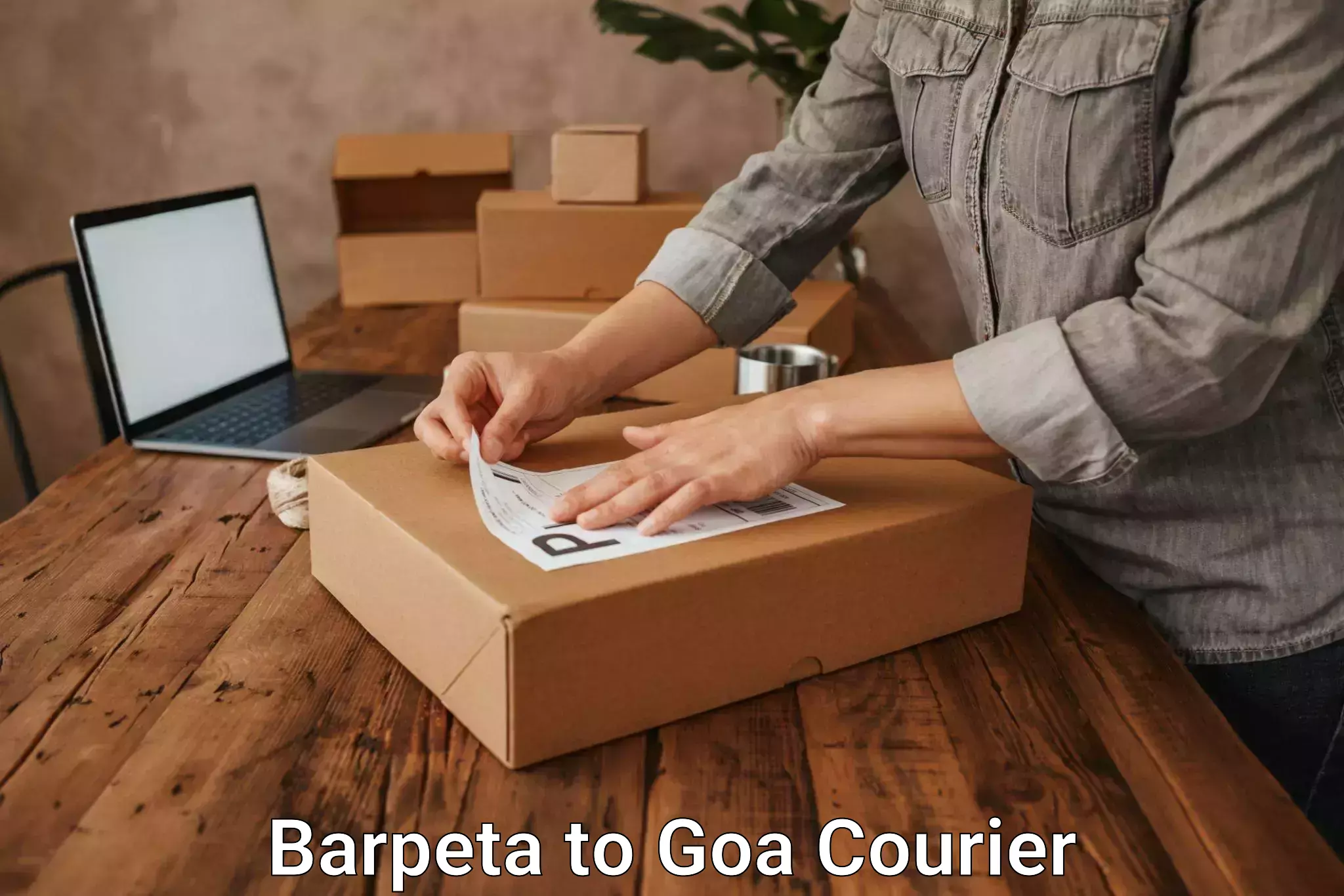 Reliable delivery network Barpeta to Goa University