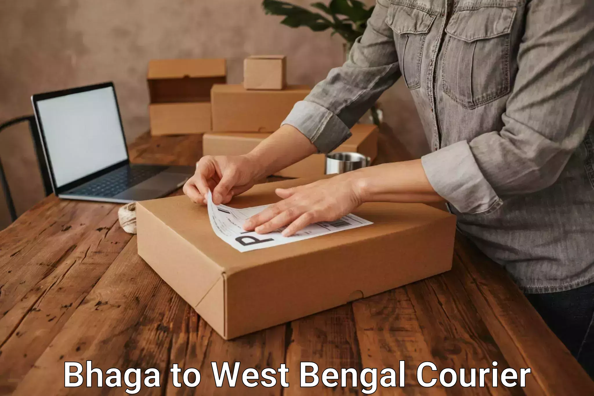Courier dispatch services Bhaga to Mal Bazar