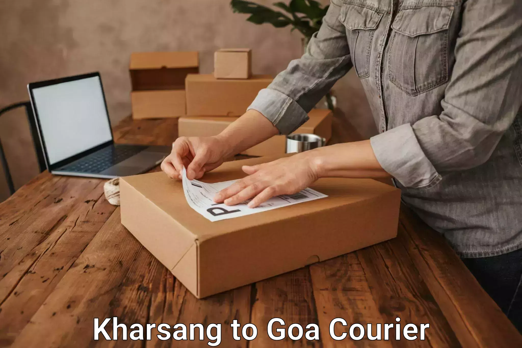 Courier service innovation Kharsang to Goa