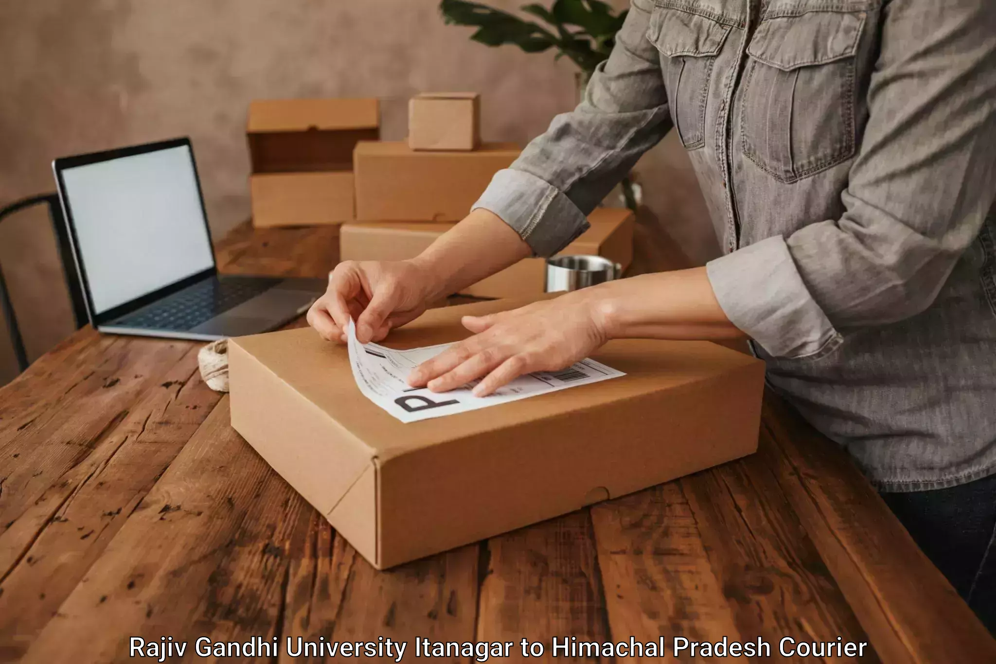 Flexible courier rates Rajiv Gandhi University Itanagar to Jubbal