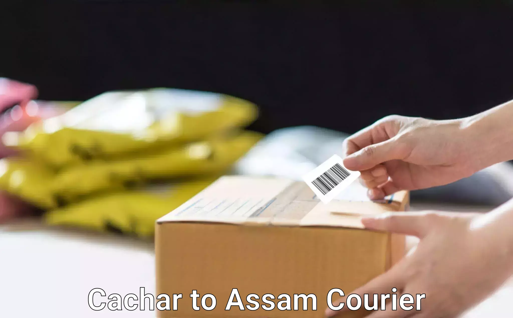 Online courier booking Cachar to Hojai