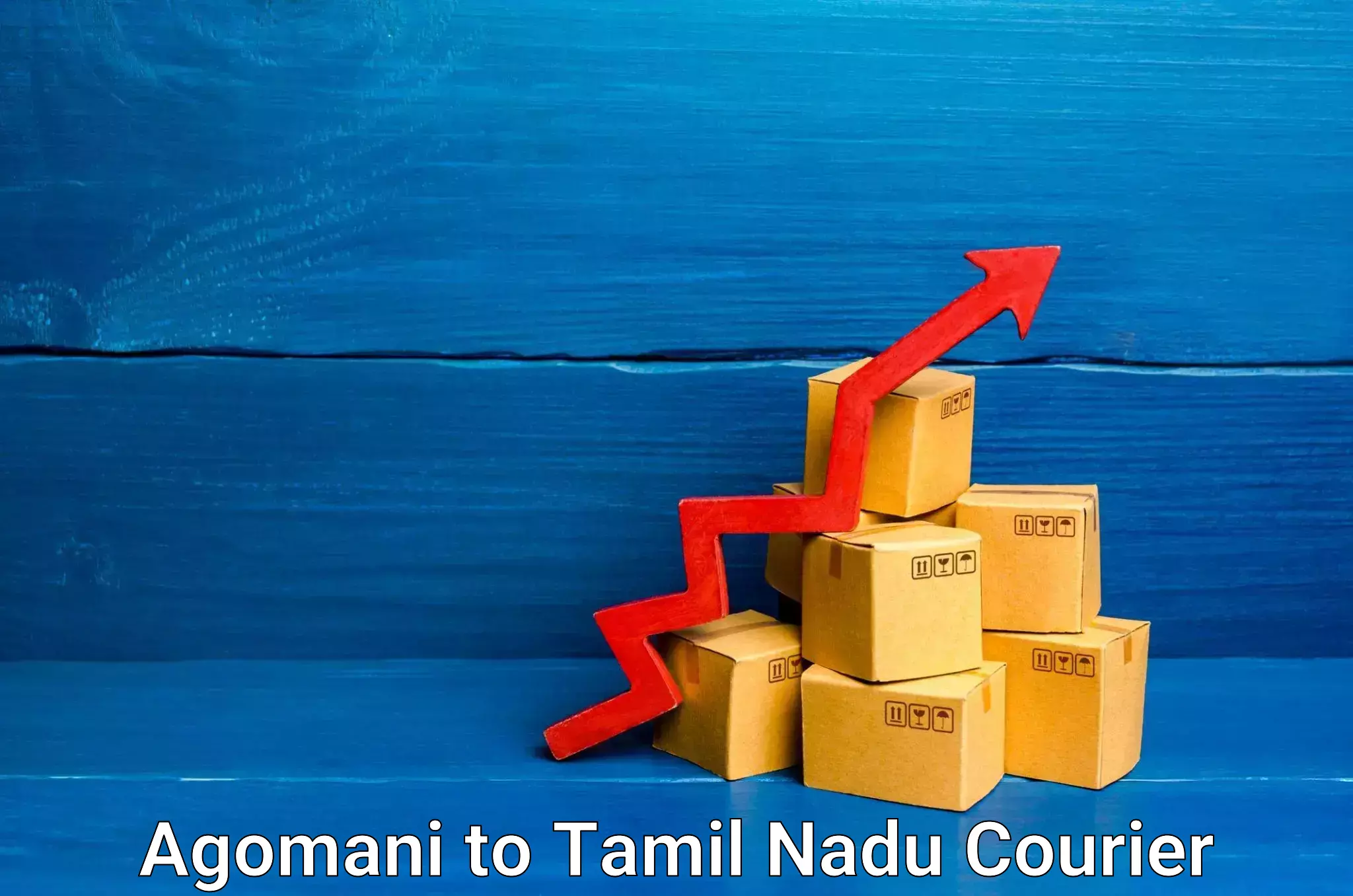 User-friendly courier app Agomani to Udumalaipettai