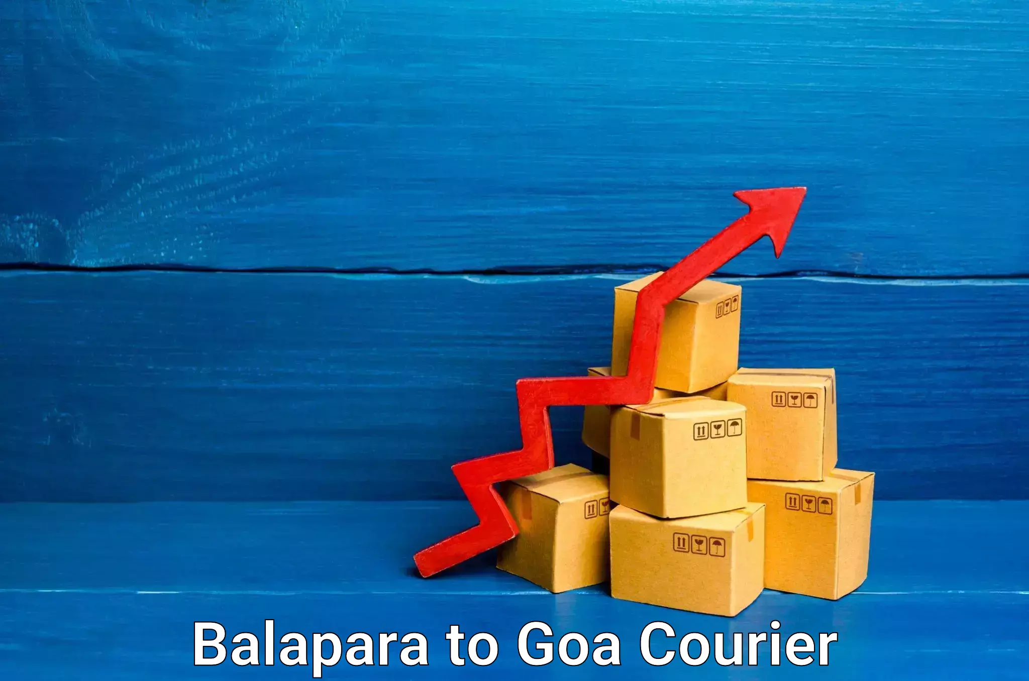 High value parcel delivery Balapara to Panjim