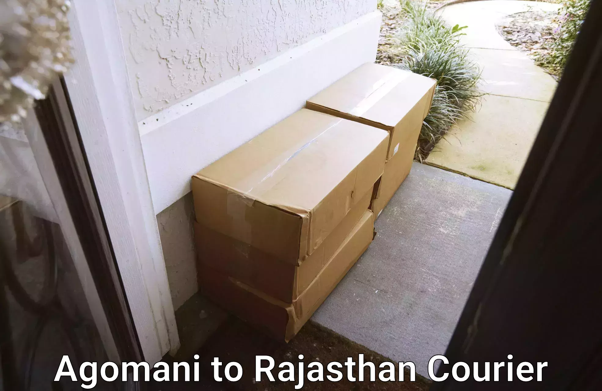 Custom courier packages Agomani to Dausa