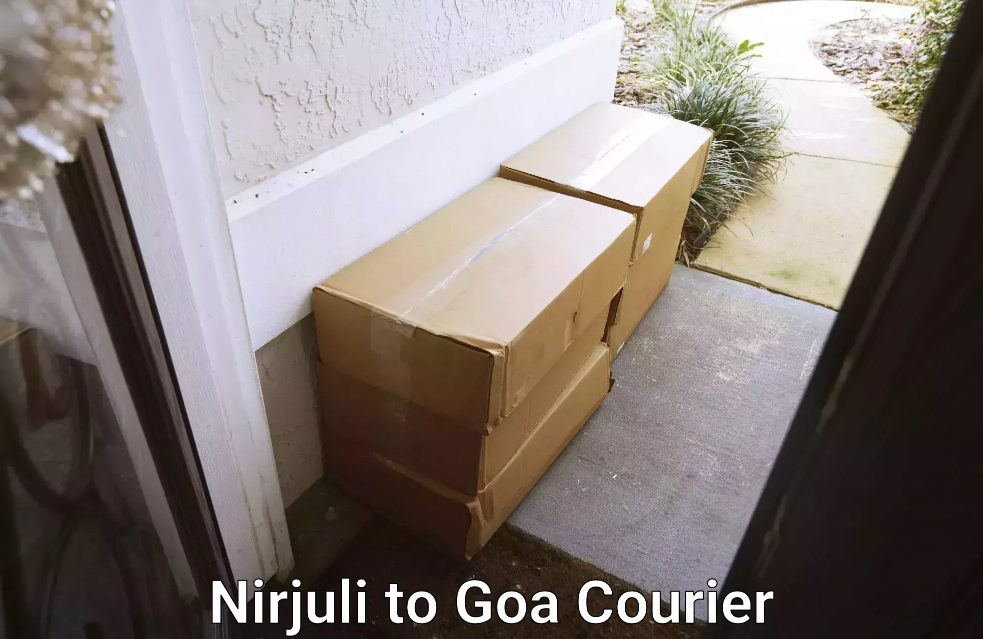Next day courier Nirjuli to South Goa