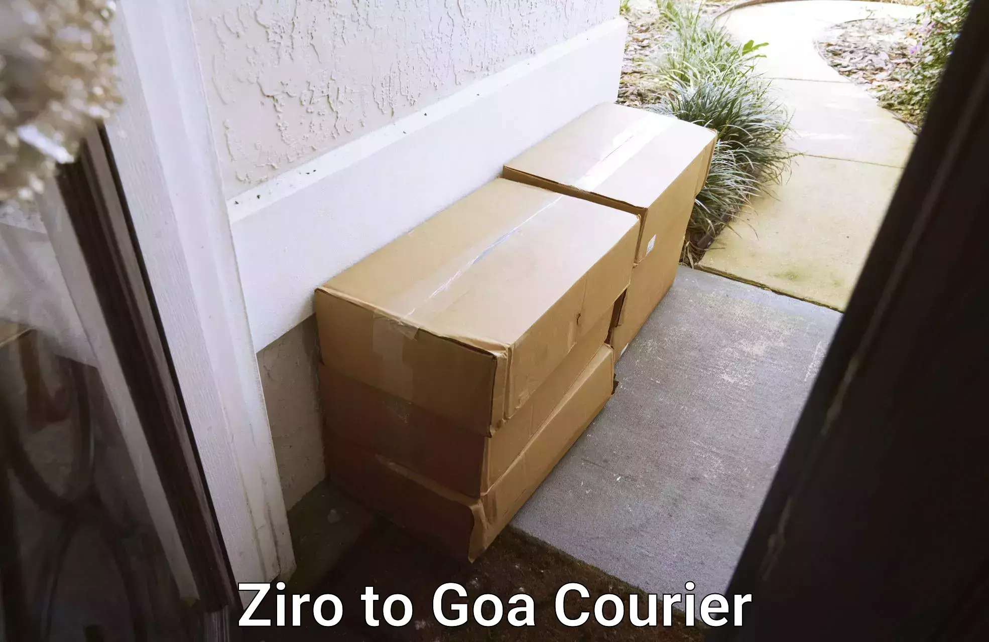 Nationwide courier service in Ziro to Mormugao Port