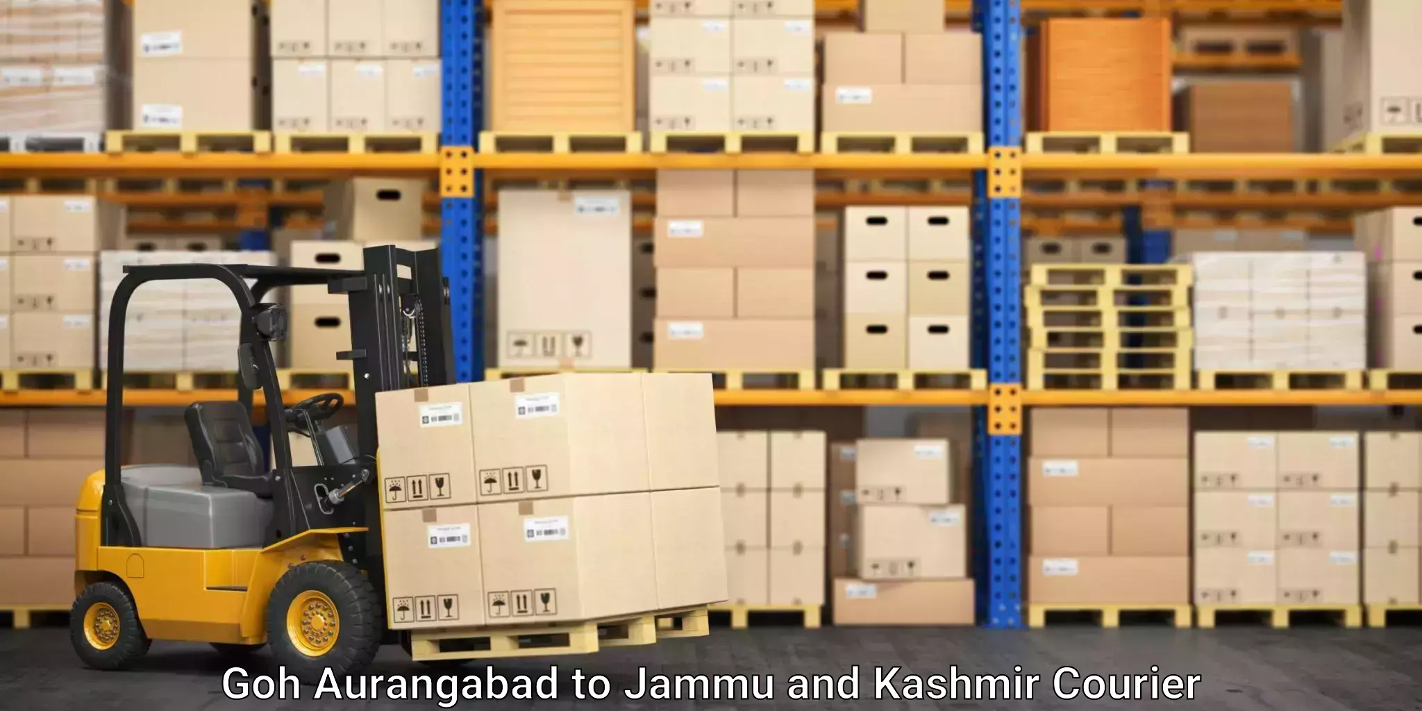 Safe furniture transport in Goh Aurangabad to Jammu and Kashmir