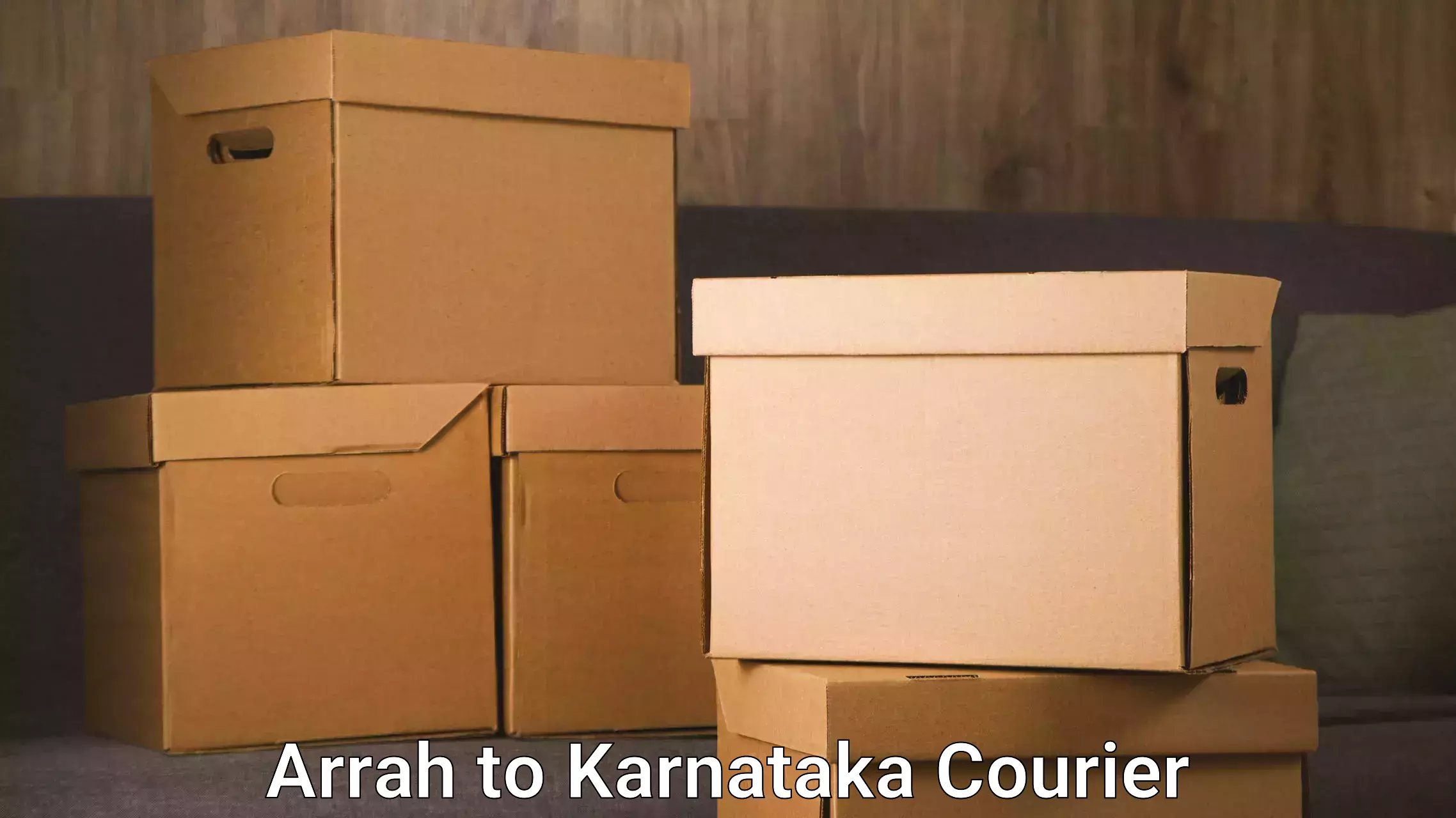 Nationwide furniture transport Arrah to Hagaribommanahalli