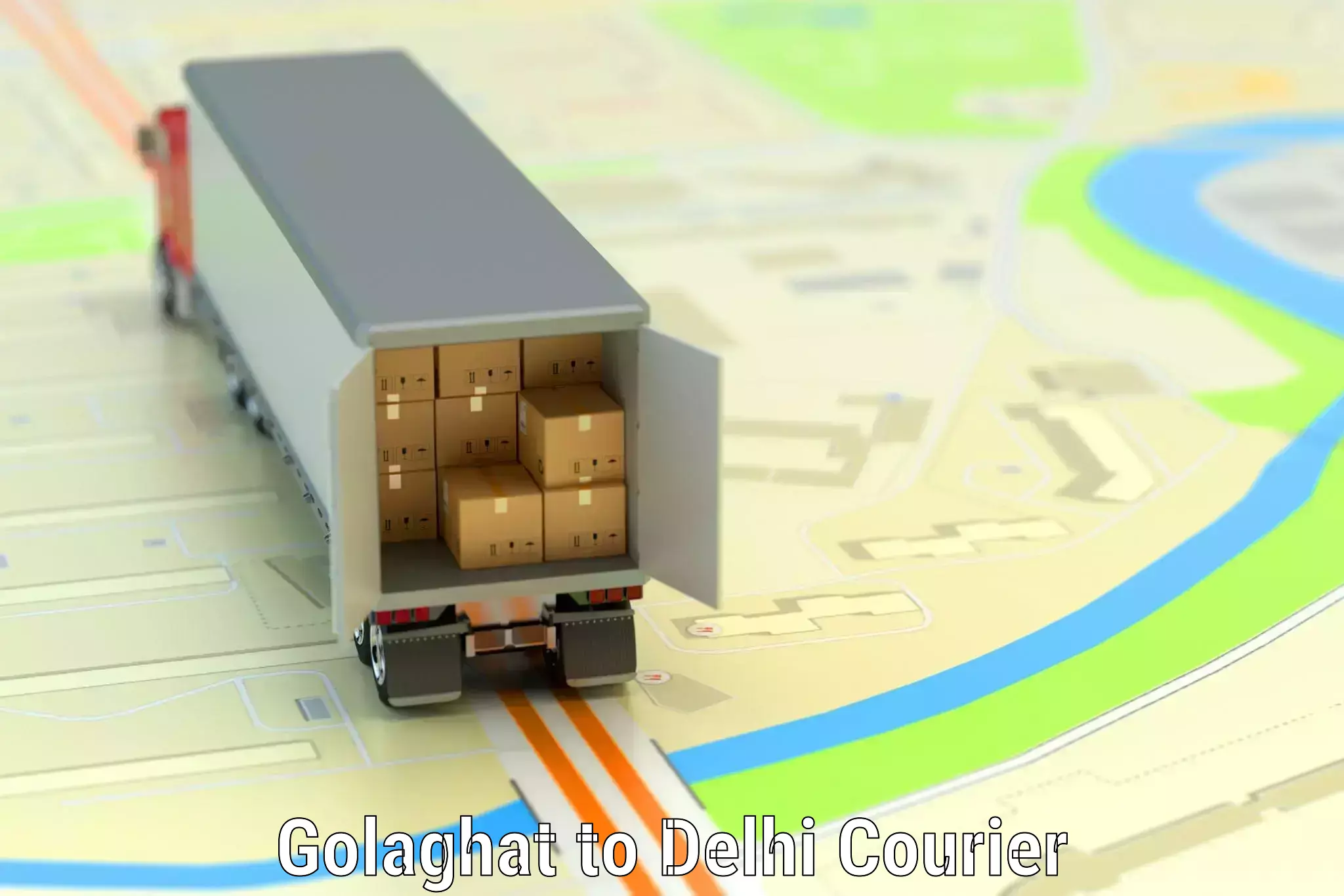 Luggage courier network Golaghat to IIT Delhi