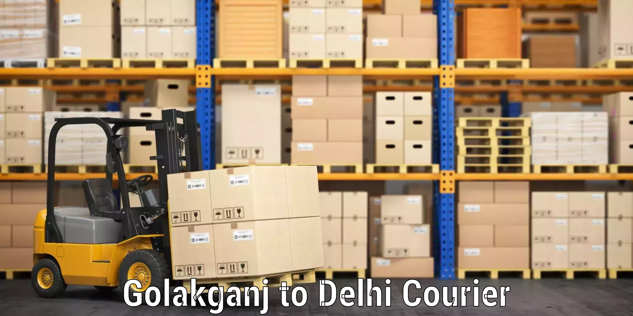 Single item baggage courier Golakganj to Sansad Marg