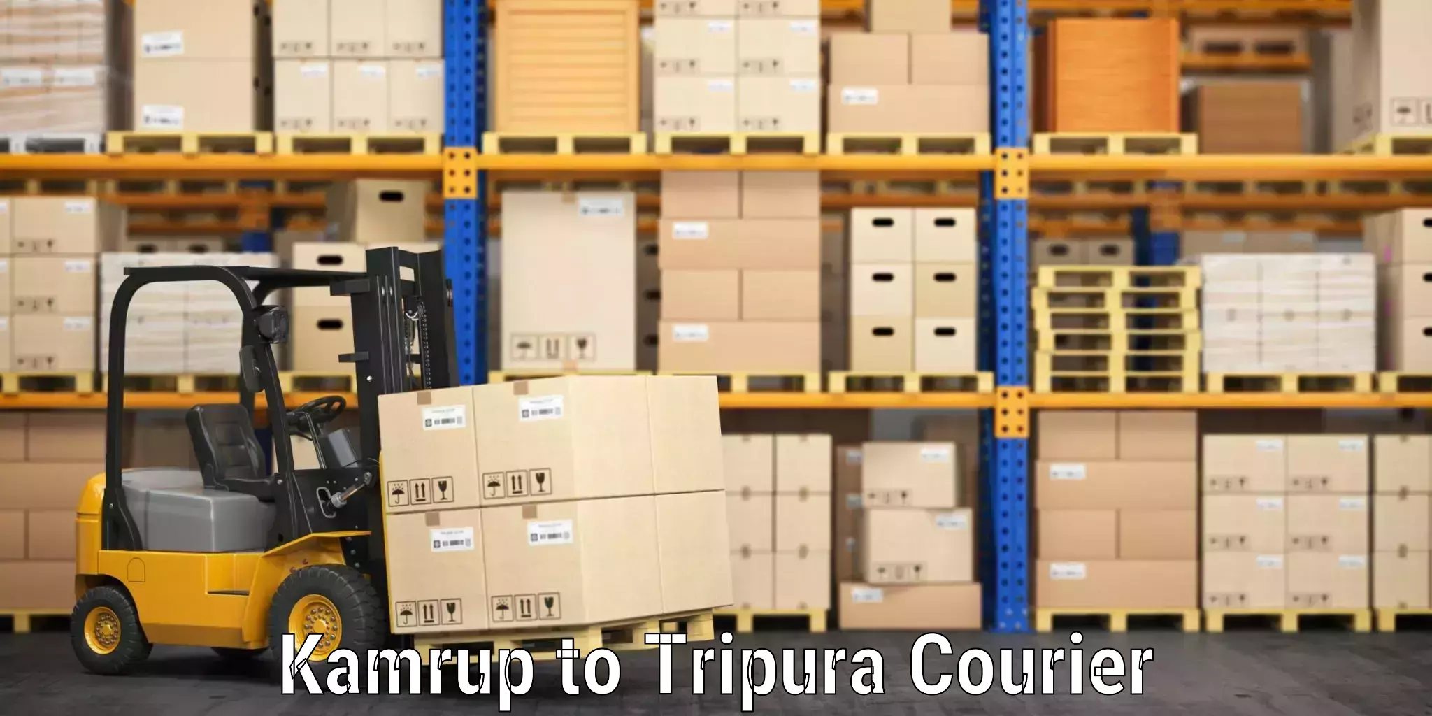 Baggage delivery scheduling Kamrup to South Tripura