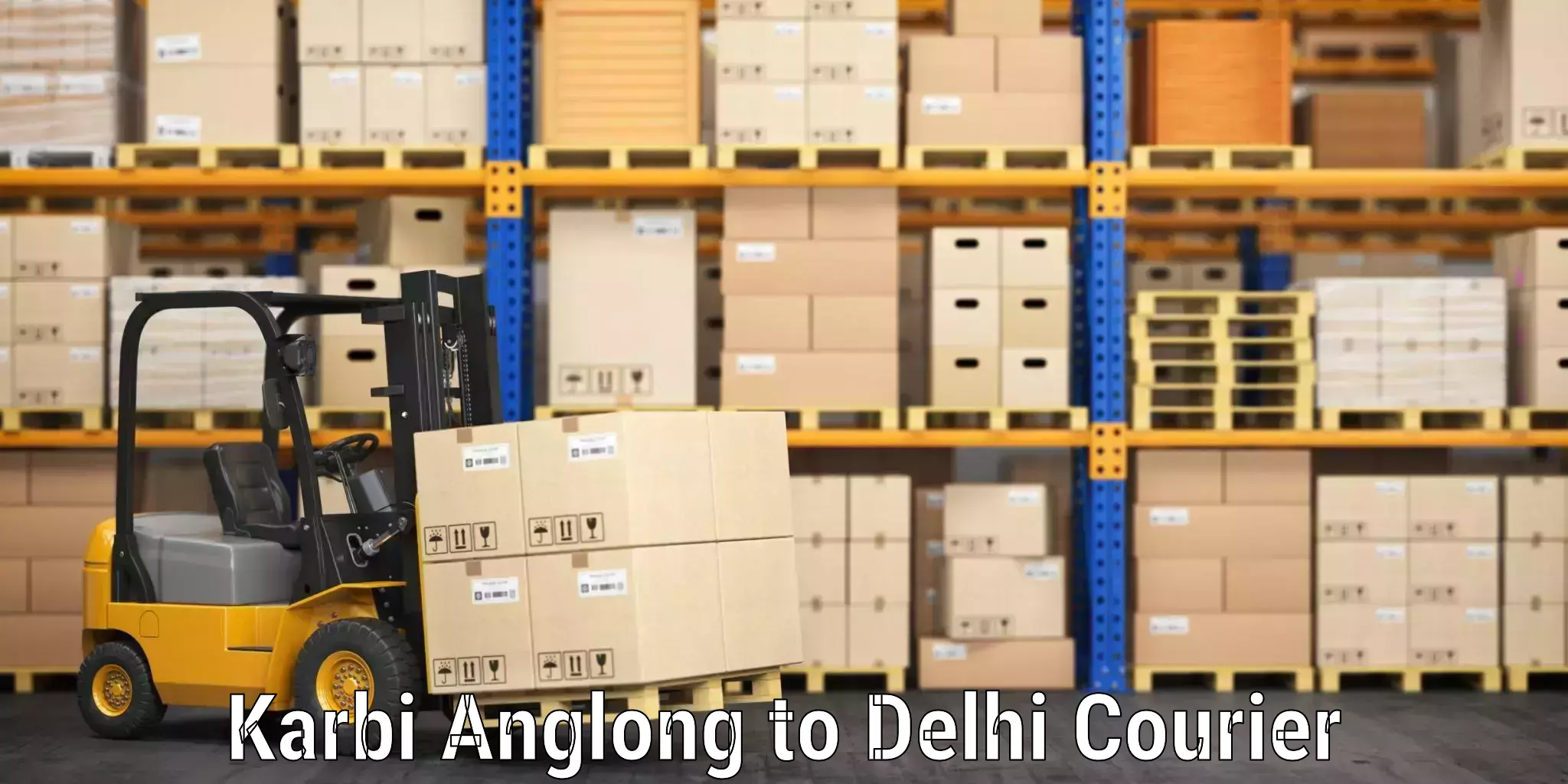 Trackable baggage shipping Karbi Anglong to Delhi
