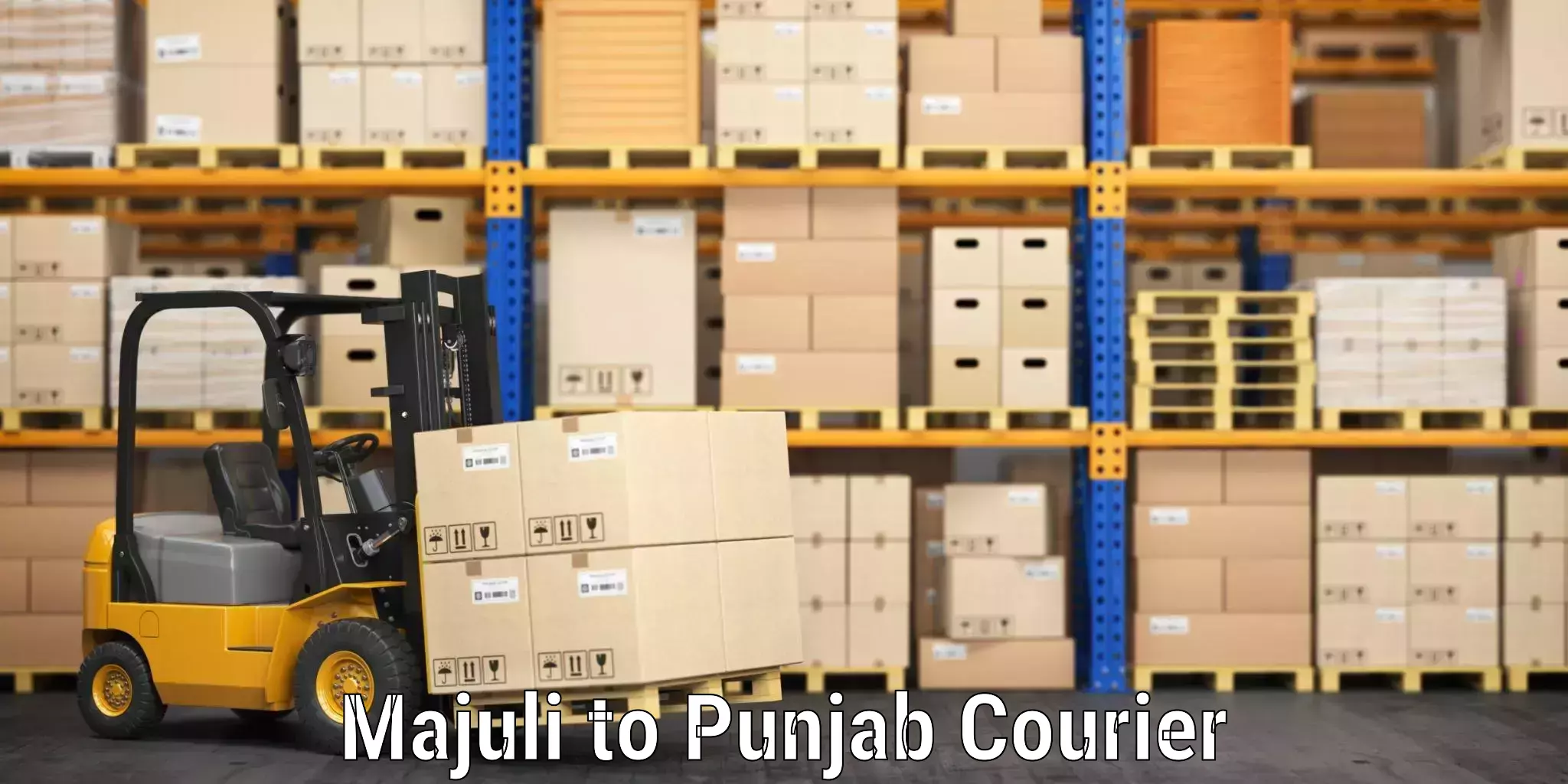 Luggage courier planning Majuli to Nakodar