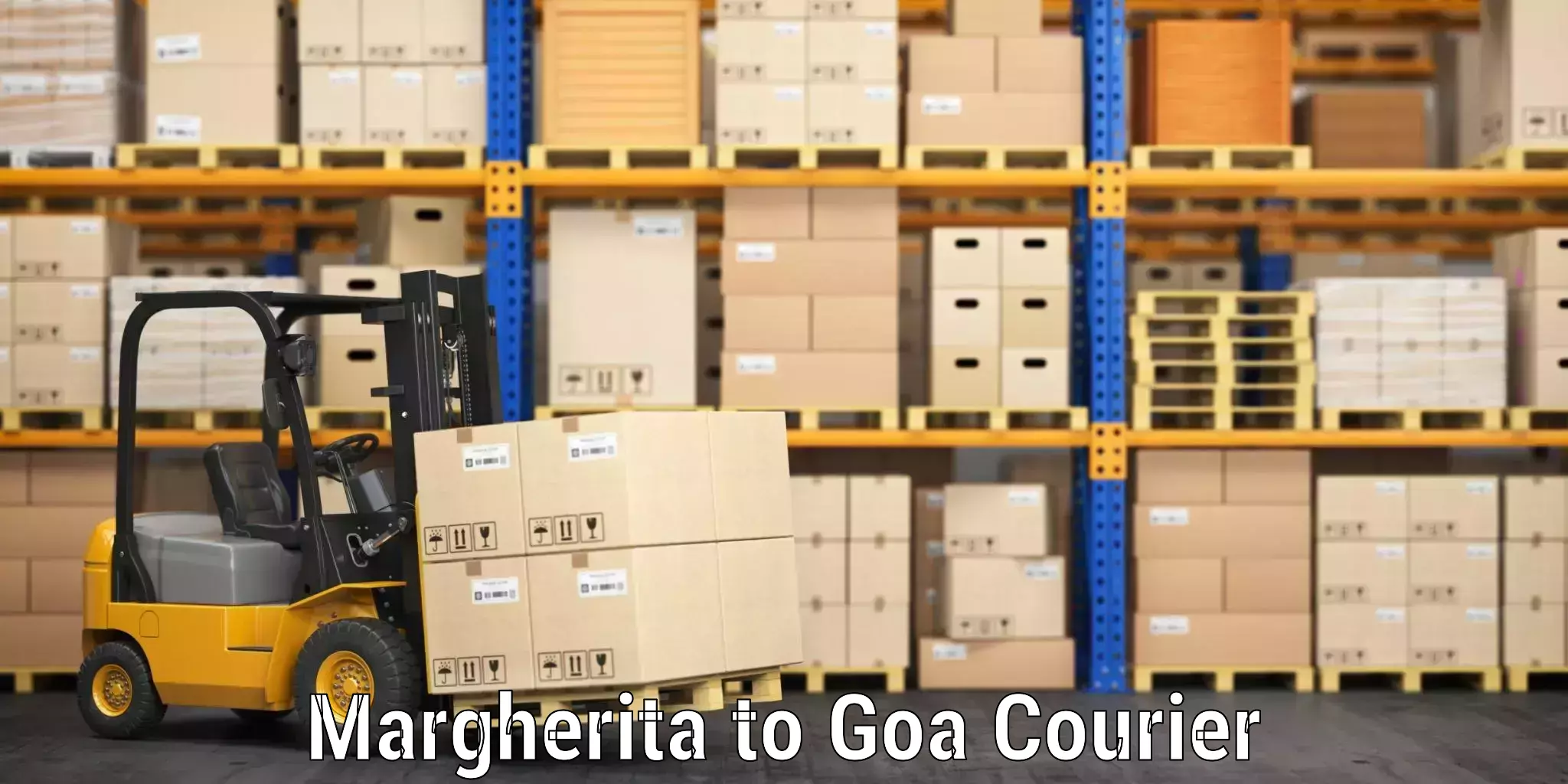 Custom luggage shipping Margherita to Goa University