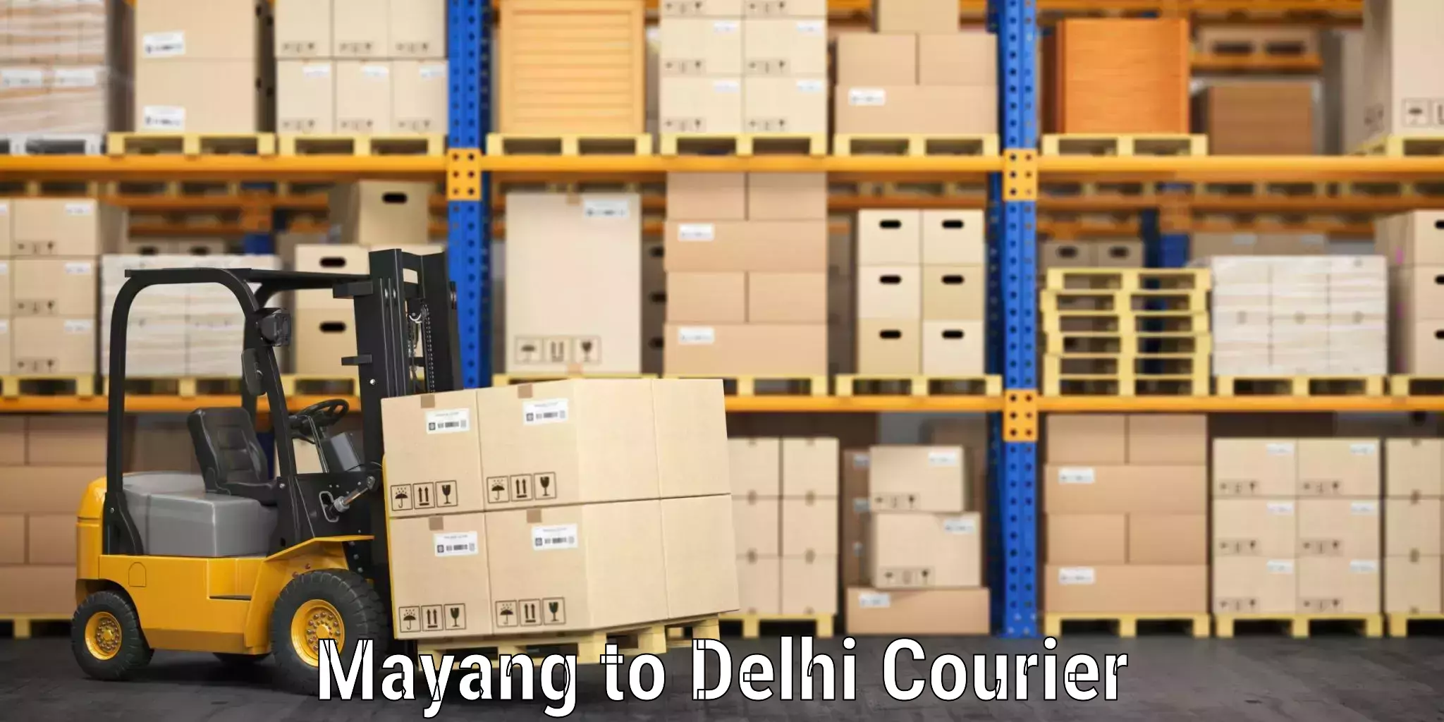 Baggage shipping advice Mayang to Jawaharlal Nehru University New Delhi