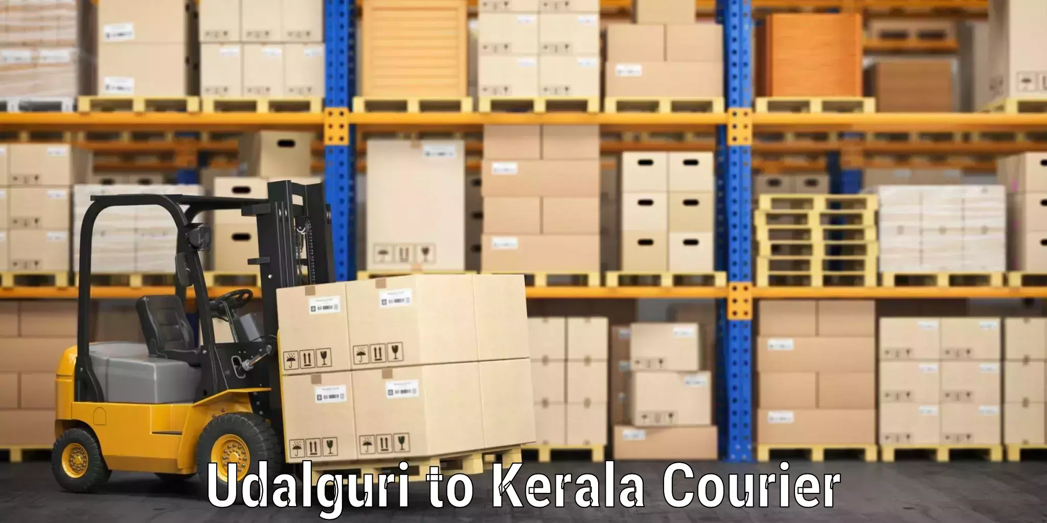 Luggage courier rates calculator Udalguri to Kerala