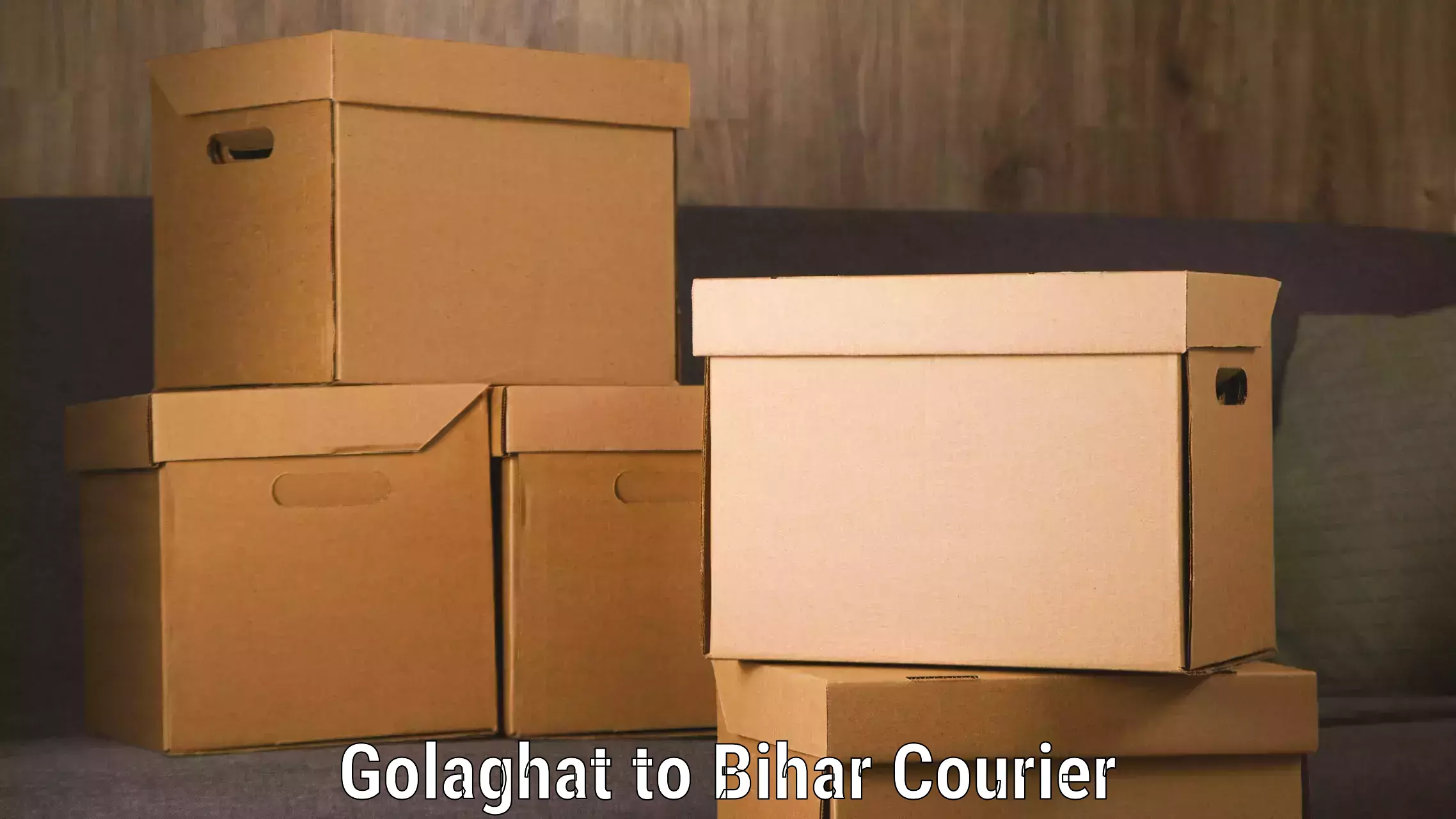 Short distance baggage courier Golaghat to Lakhisarai