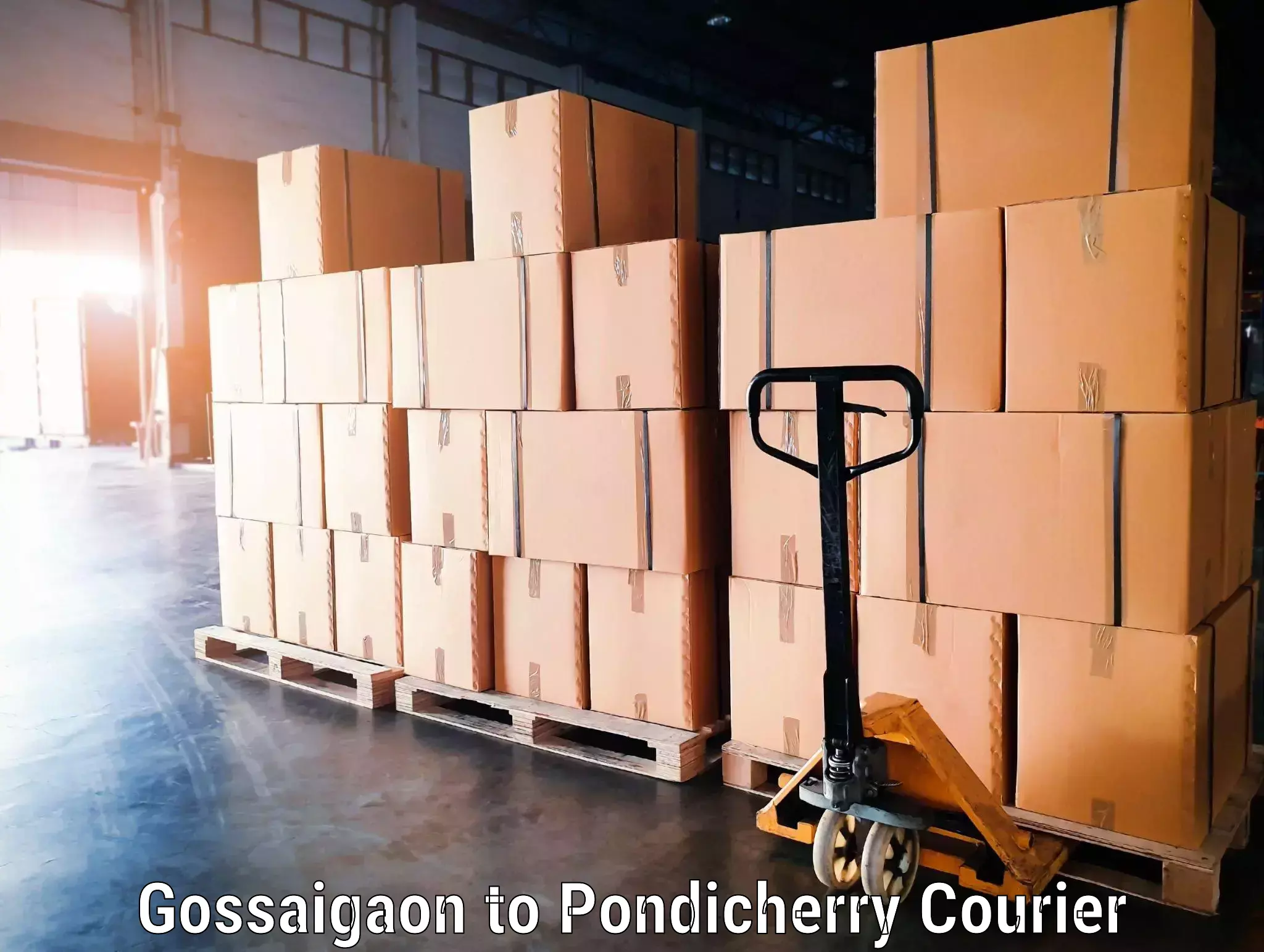 Affordable luggage courier Gossaigaon to Sri Balaji Vidyapeeth Mahatma Gandhi Medical College Campus Puducherry