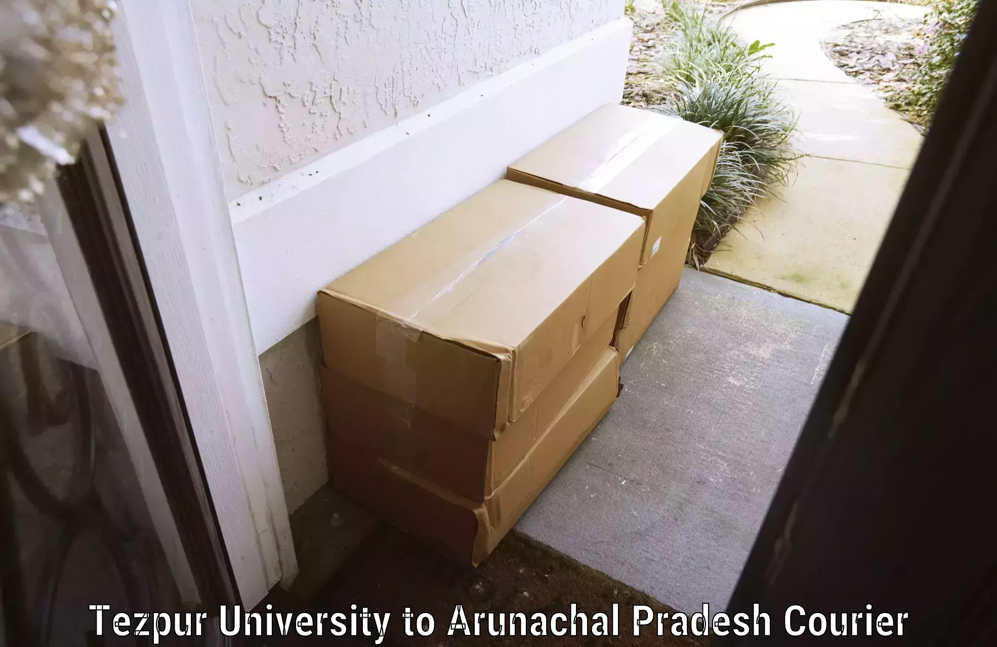 Luggage courier services Tezpur University to Arunachal Pradesh