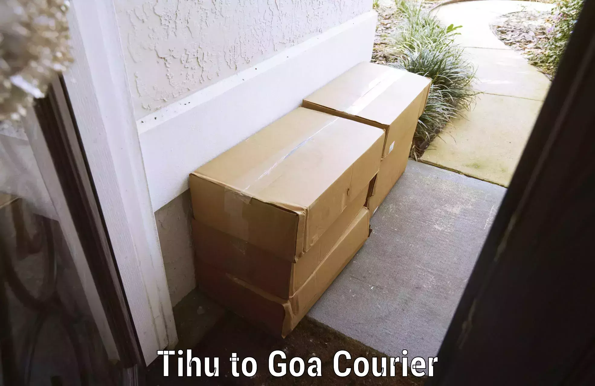 Luggage shipment tracking Tihu to Panaji