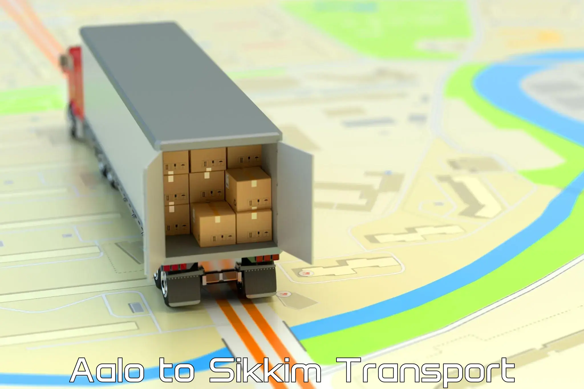 Logistics transportation services Aalo to South Sikkim