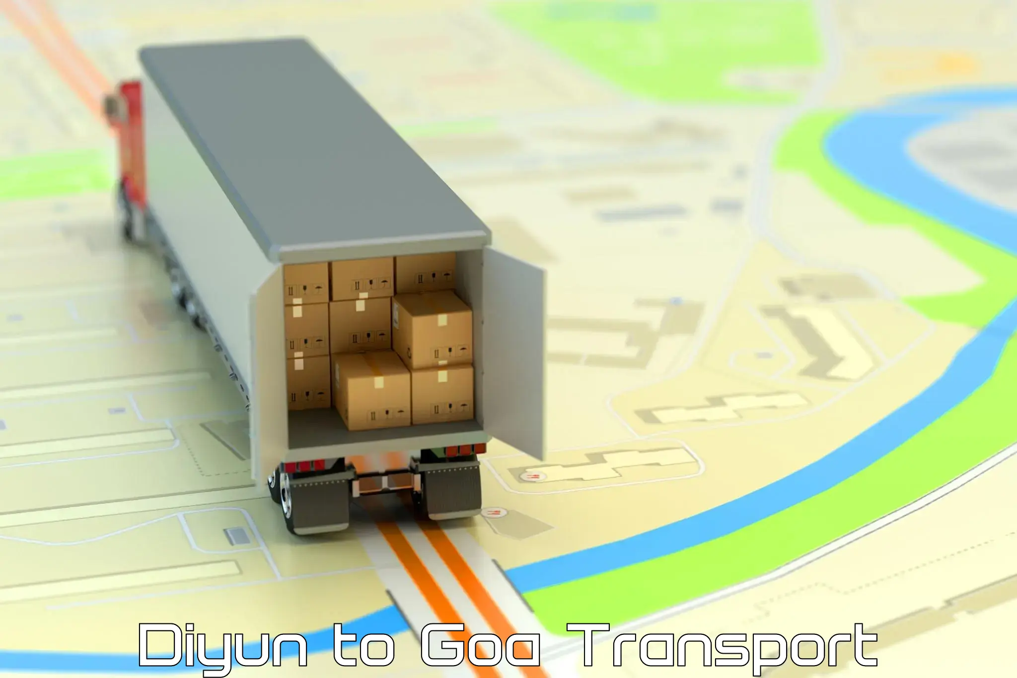 Container transportation services Diyun to Panaji
