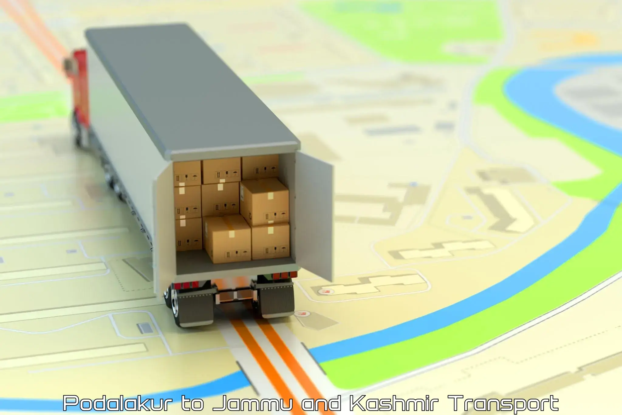 India truck logistics services Podalakur to Nagrota