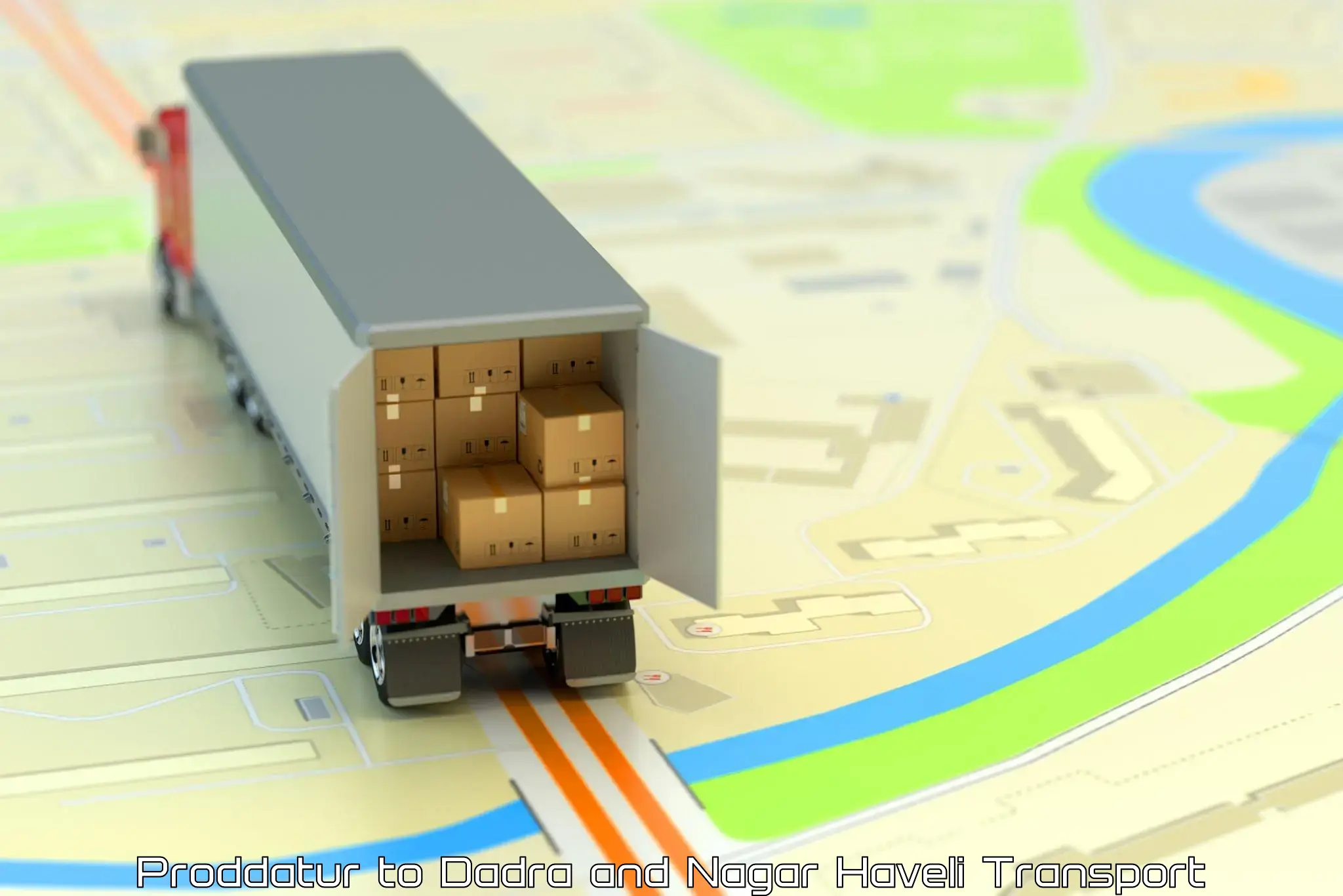 Logistics transportation services Proddatur to Silvassa
