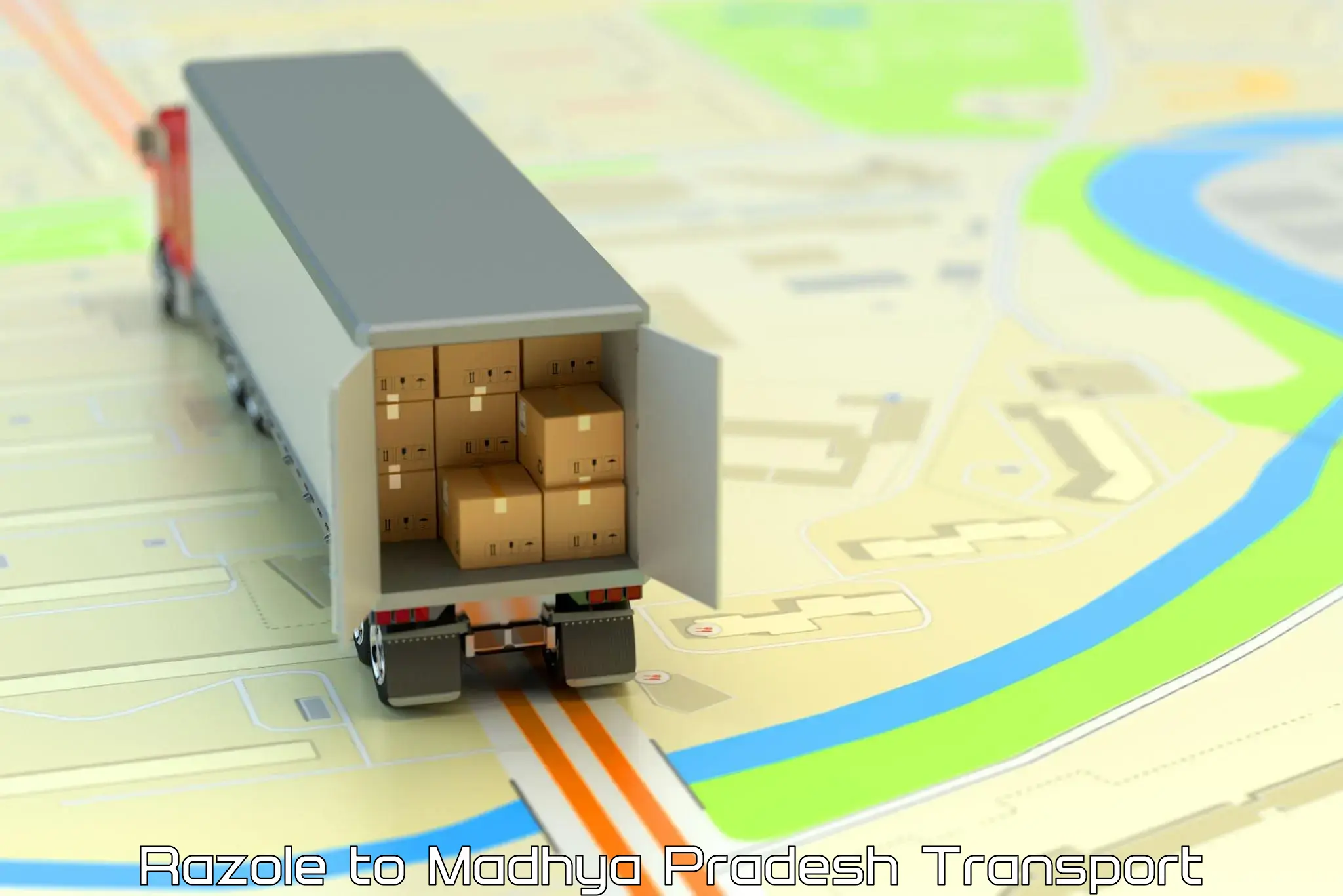 Container transportation services Razole to Jhabua