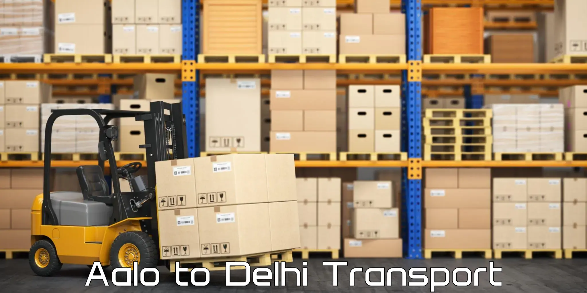 Vehicle parcel service Aalo to Jamia Hamdard New Delhi