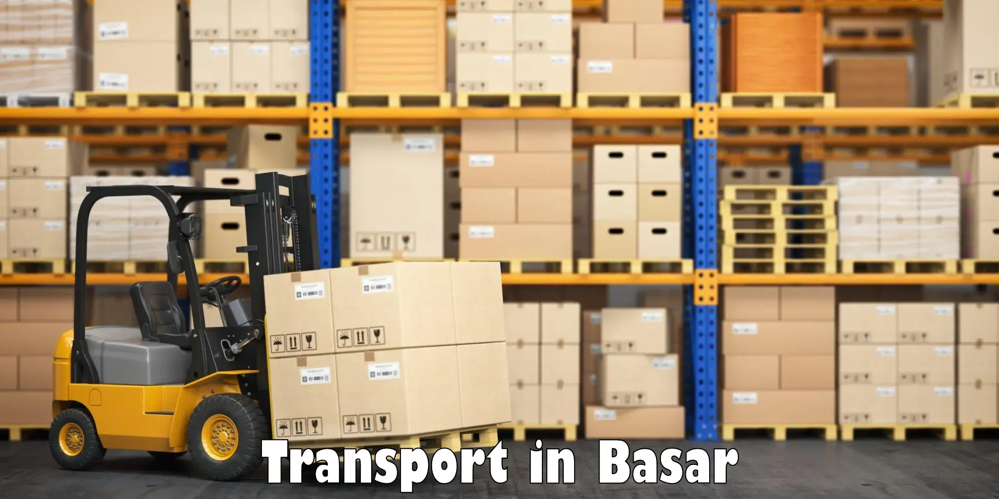 Daily parcel service transport in Basar