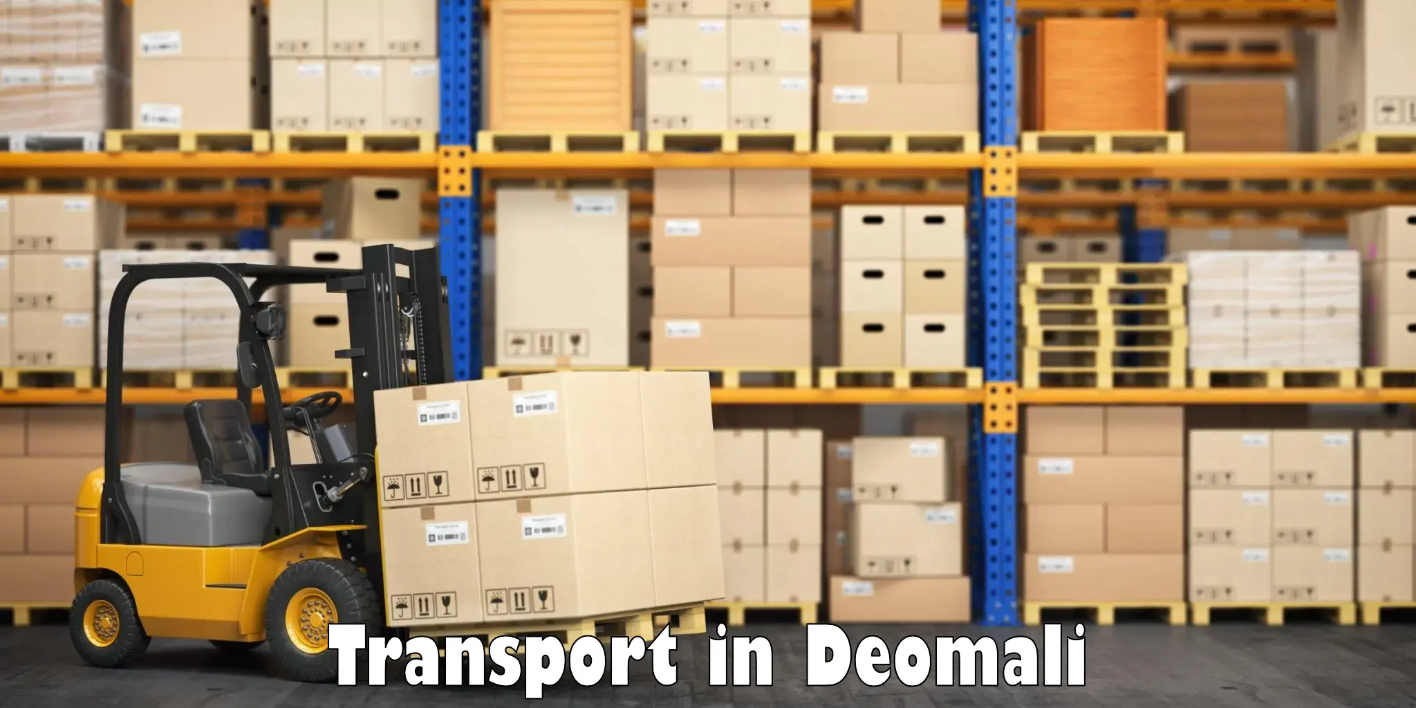 Domestic goods transportation services in Deomali