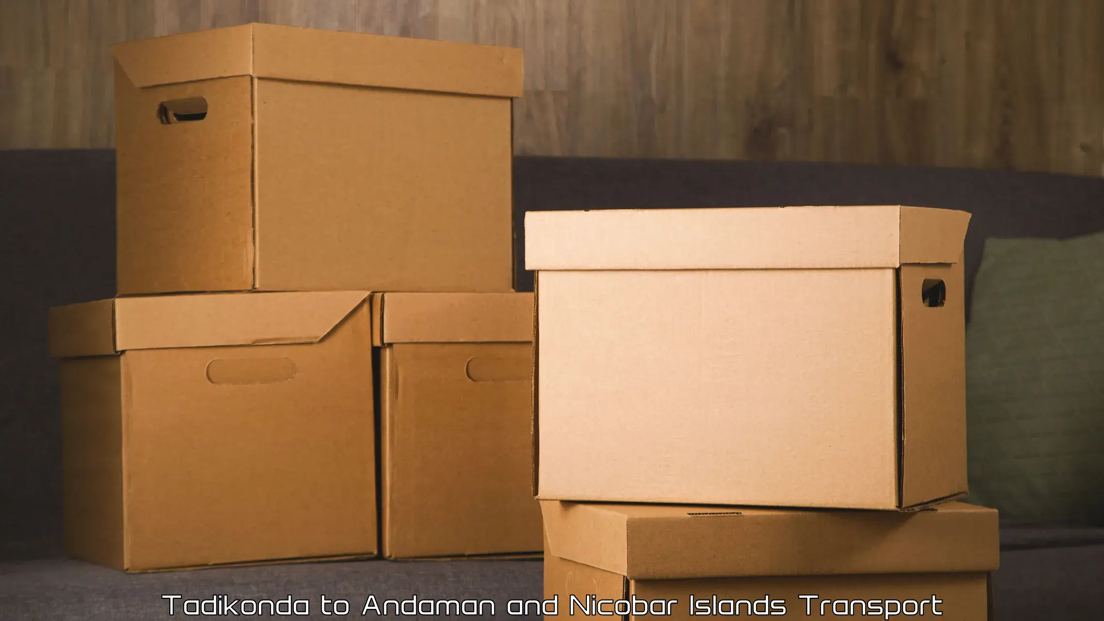 Domestic goods transportation services Tadikonda to Andaman and Nicobar Islands
