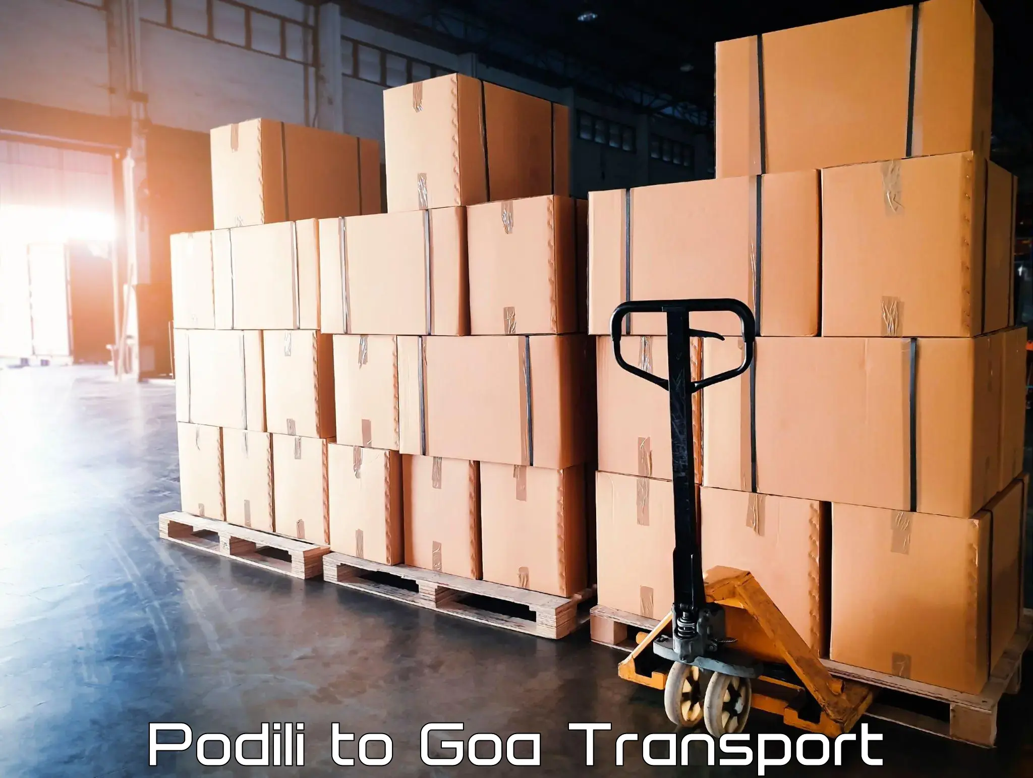 Cargo transport services Podili to Goa University