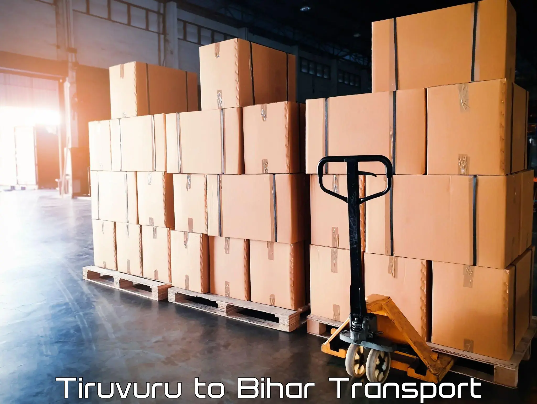 Bike transport service Tiruvuru to Rusera