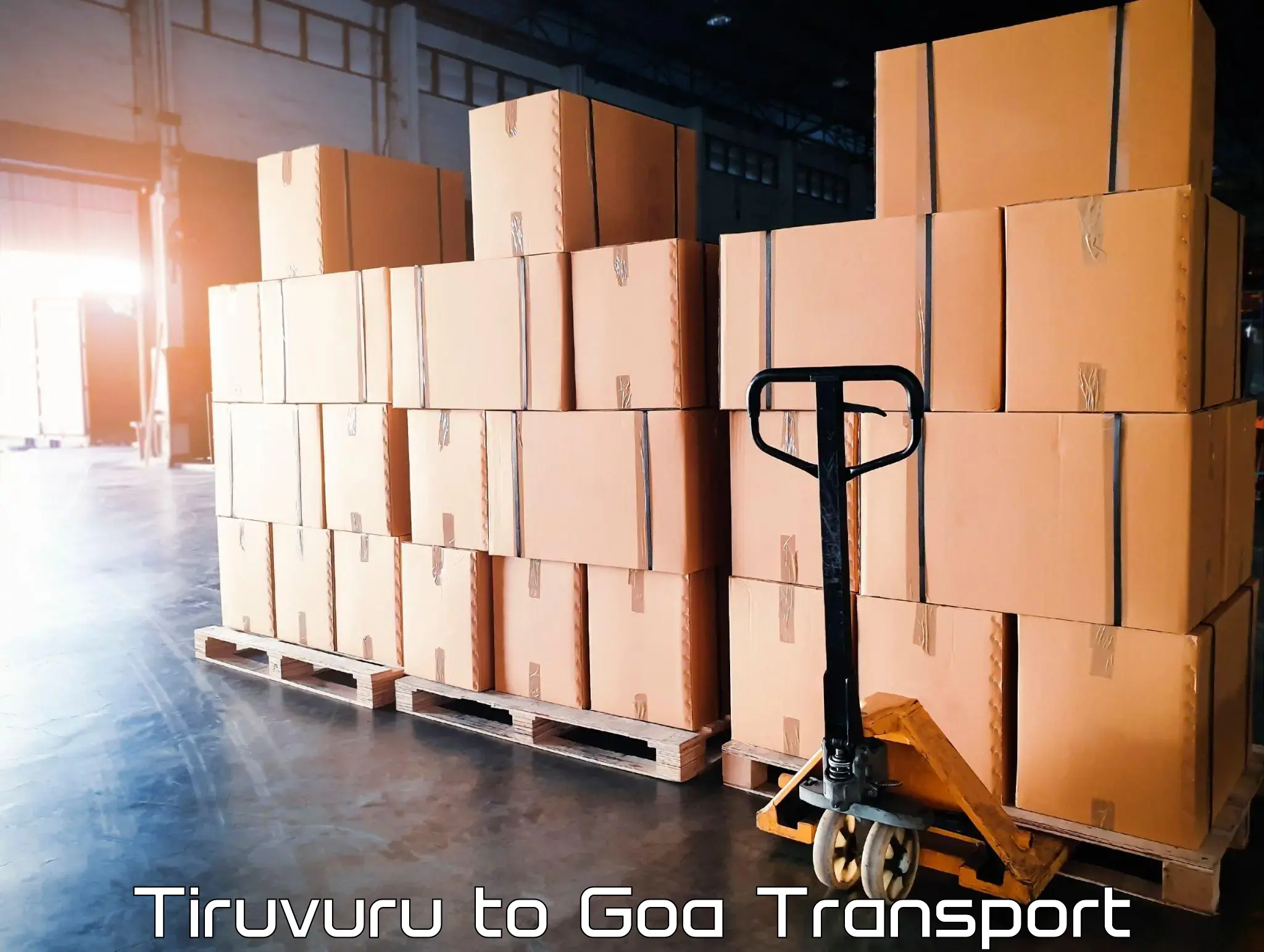 Part load transport service in India Tiruvuru to Bicholim