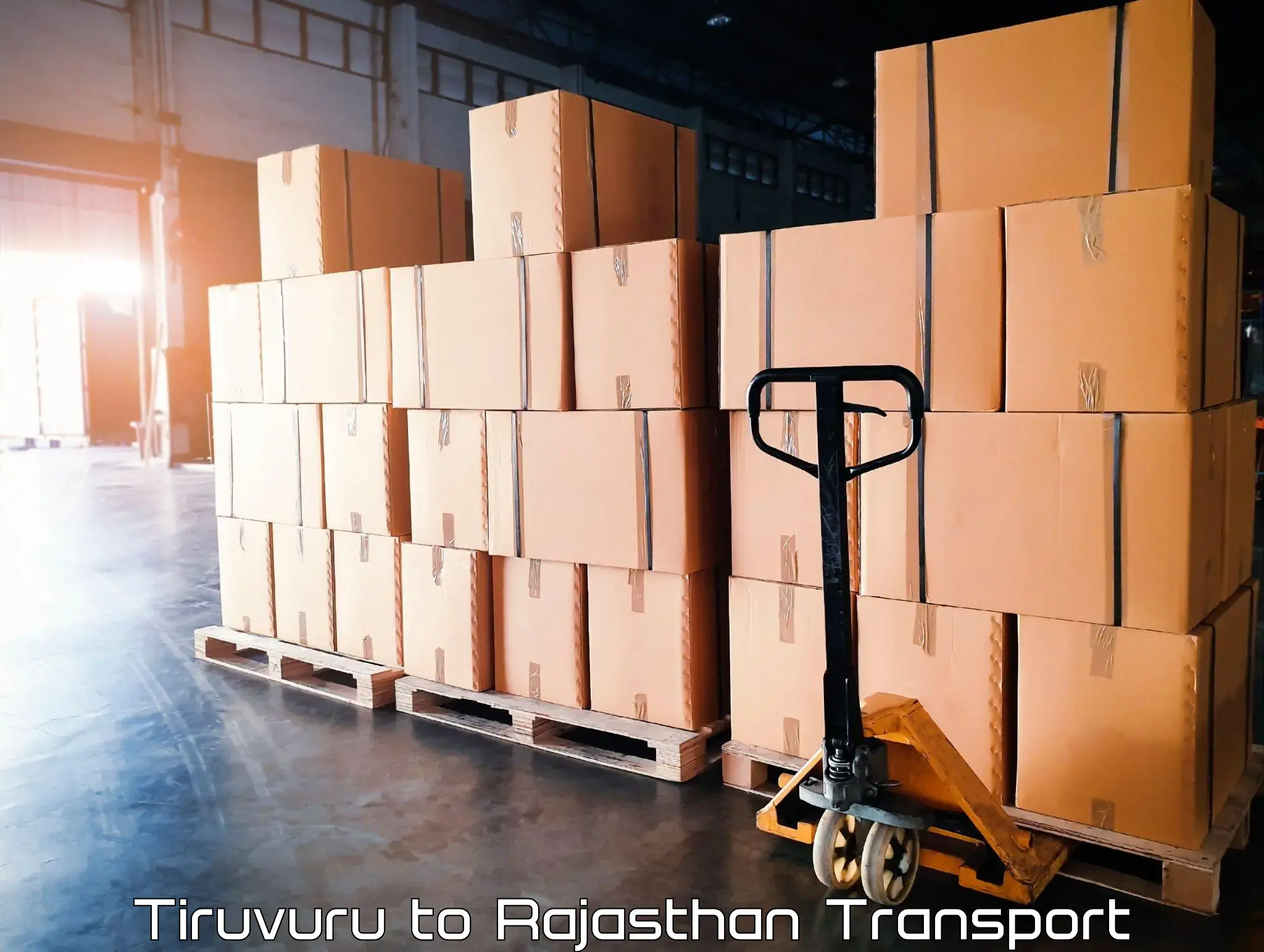 Cargo train transport services in Tiruvuru to Kota